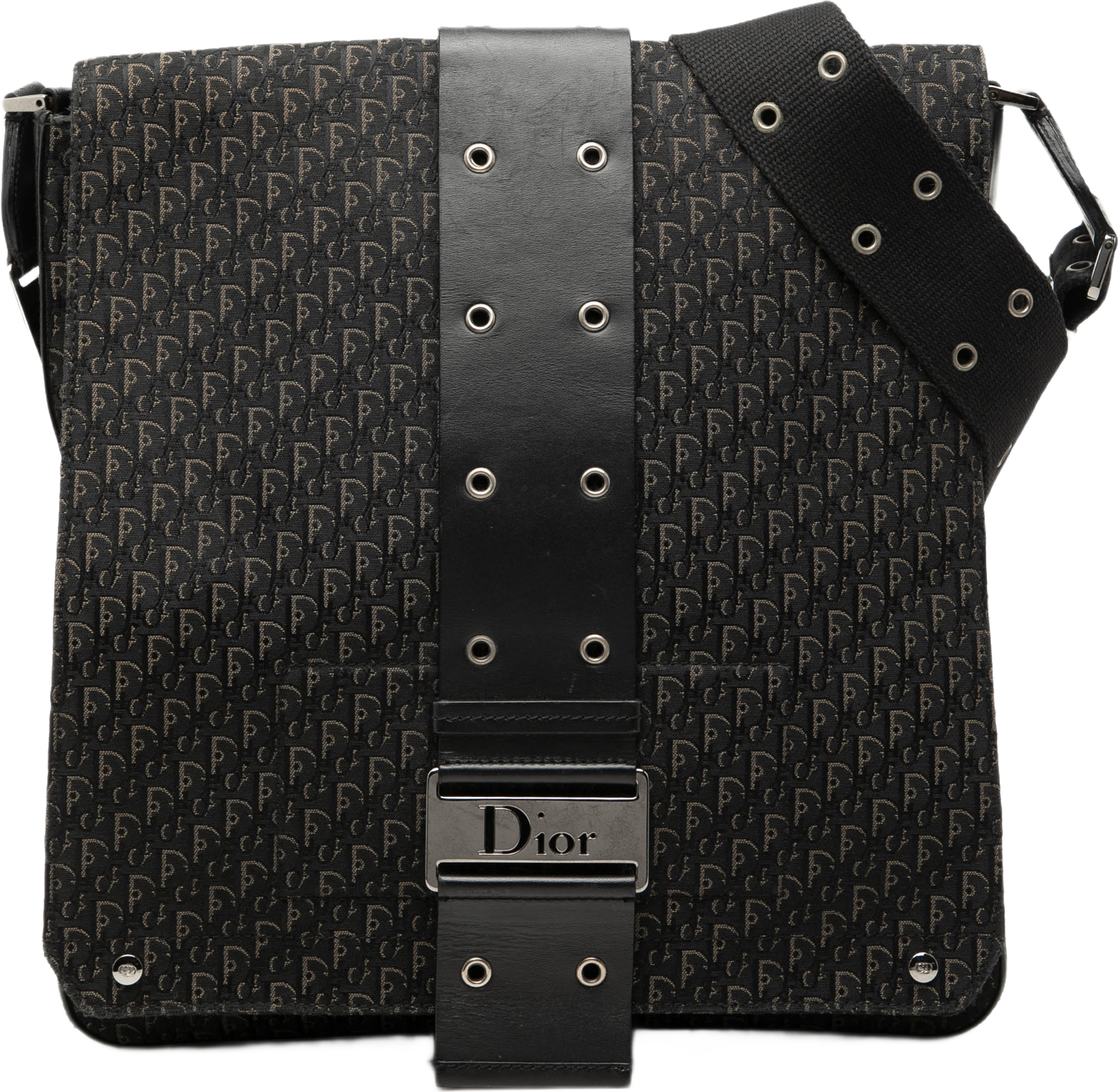 Dior Diorissimo Trotter Canvas Street Chic Crossbody, från Luxclusif, i färgen svart. Klicka för att öppna bilden i stort format
