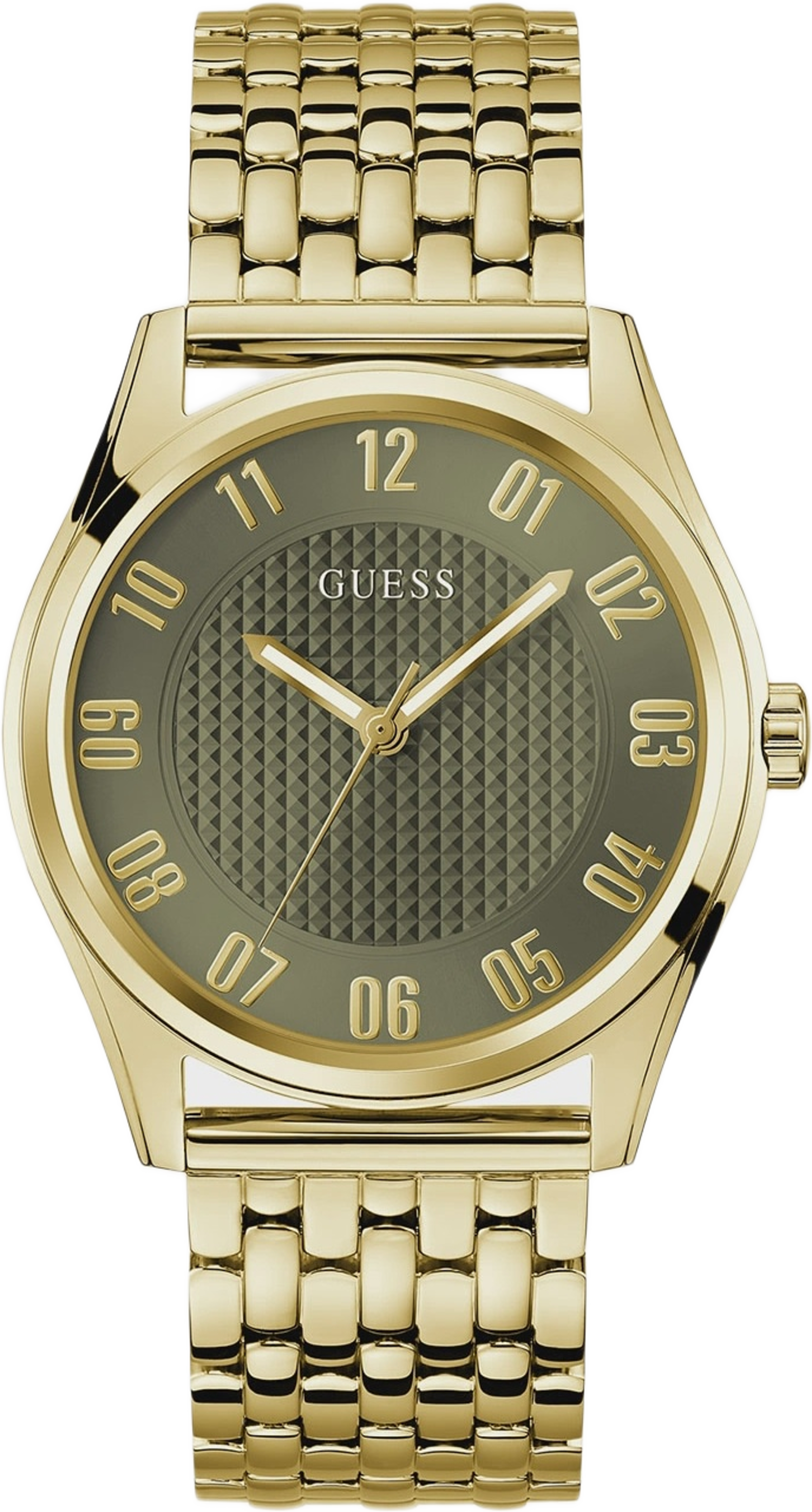 Guess Tate Herr Grön/guld, Metallband - Gw0895g2, från Guess, i färgen 1. Klicka för att öppna bilden i stort format