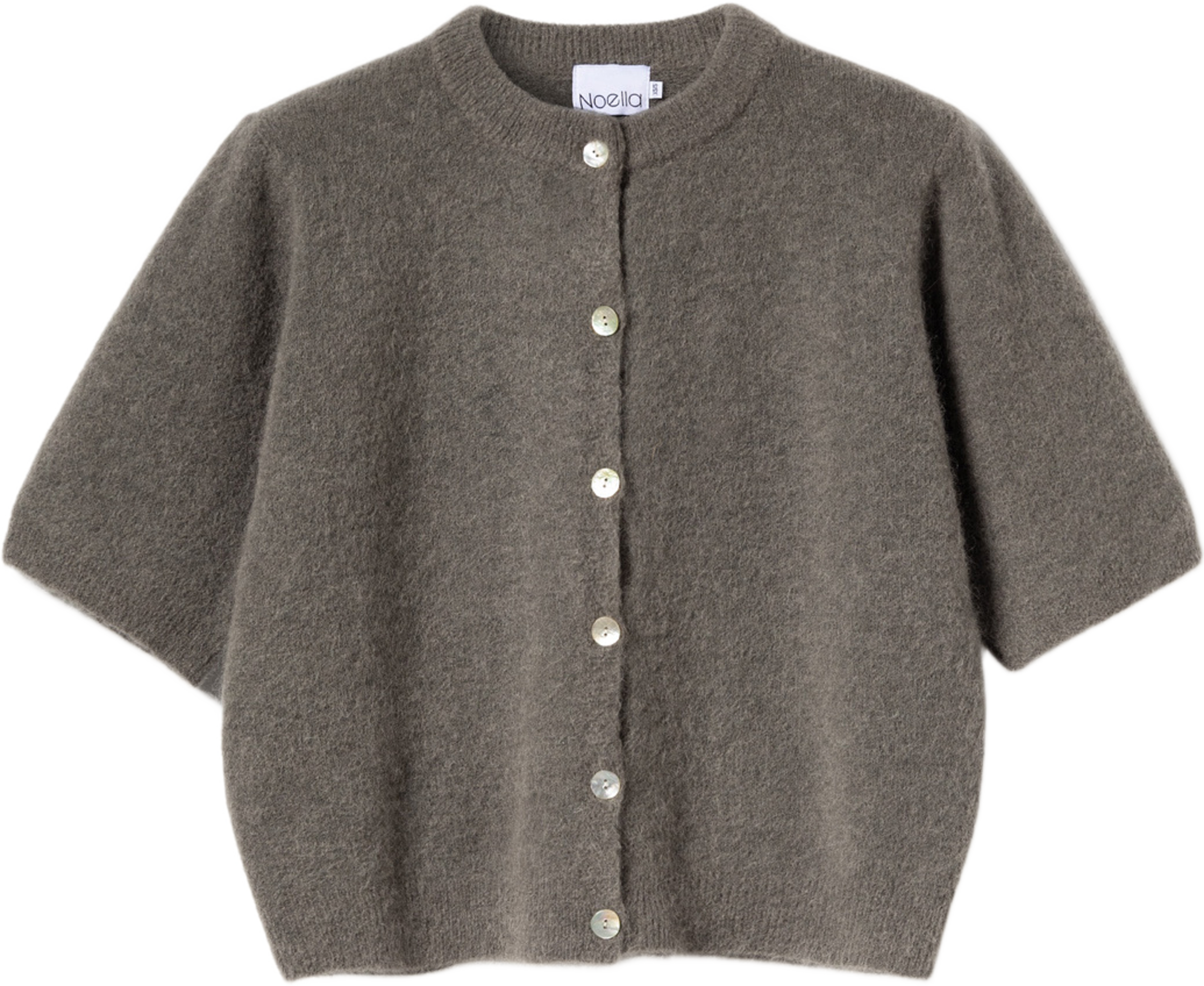Kae Ss Knit Cardigan - Coffee