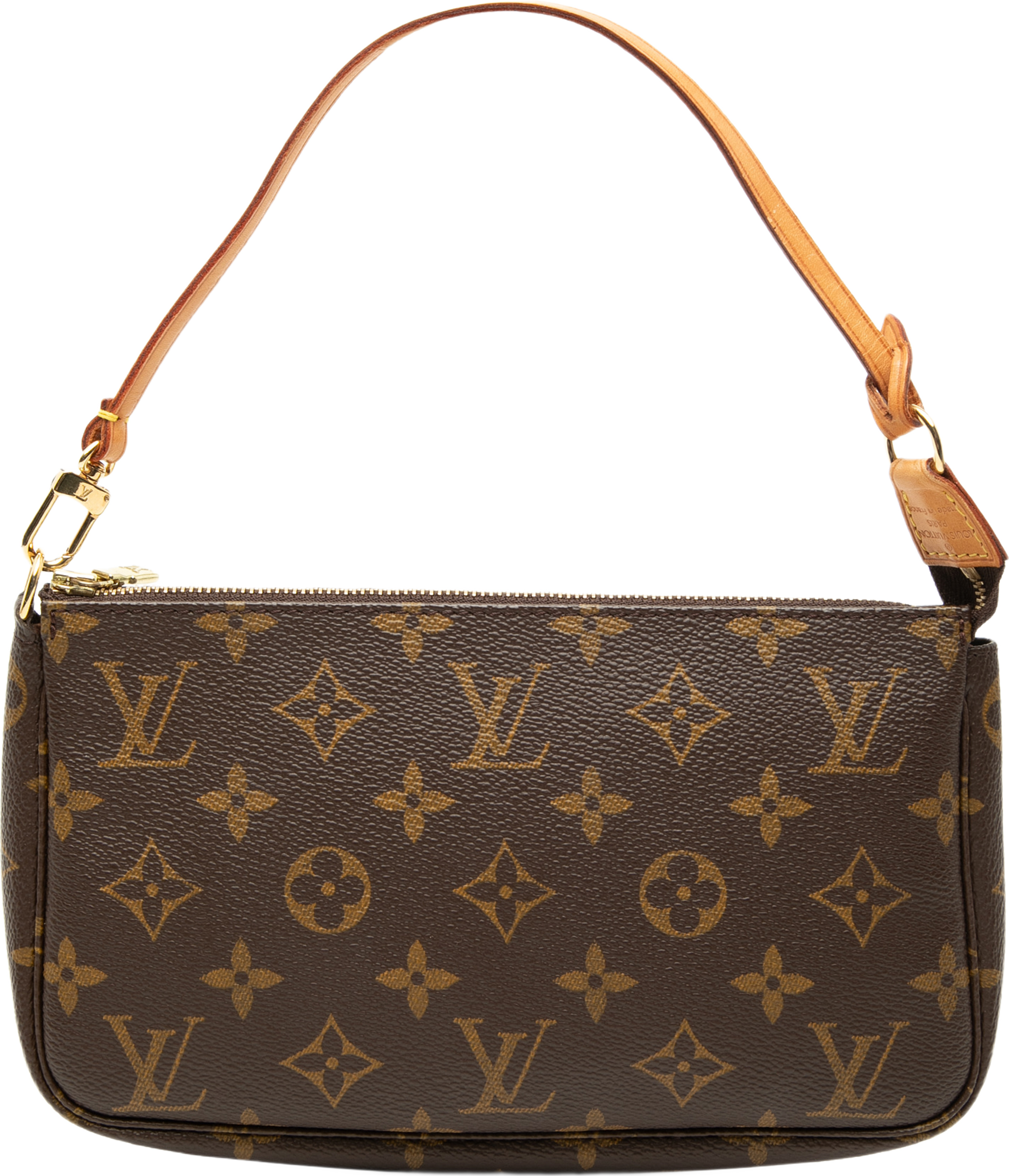 Louis Vuitton Monogram Pochette Accessoires, från Luxclusif, i färgen brown. Klicka för att öppna bilden i stort format