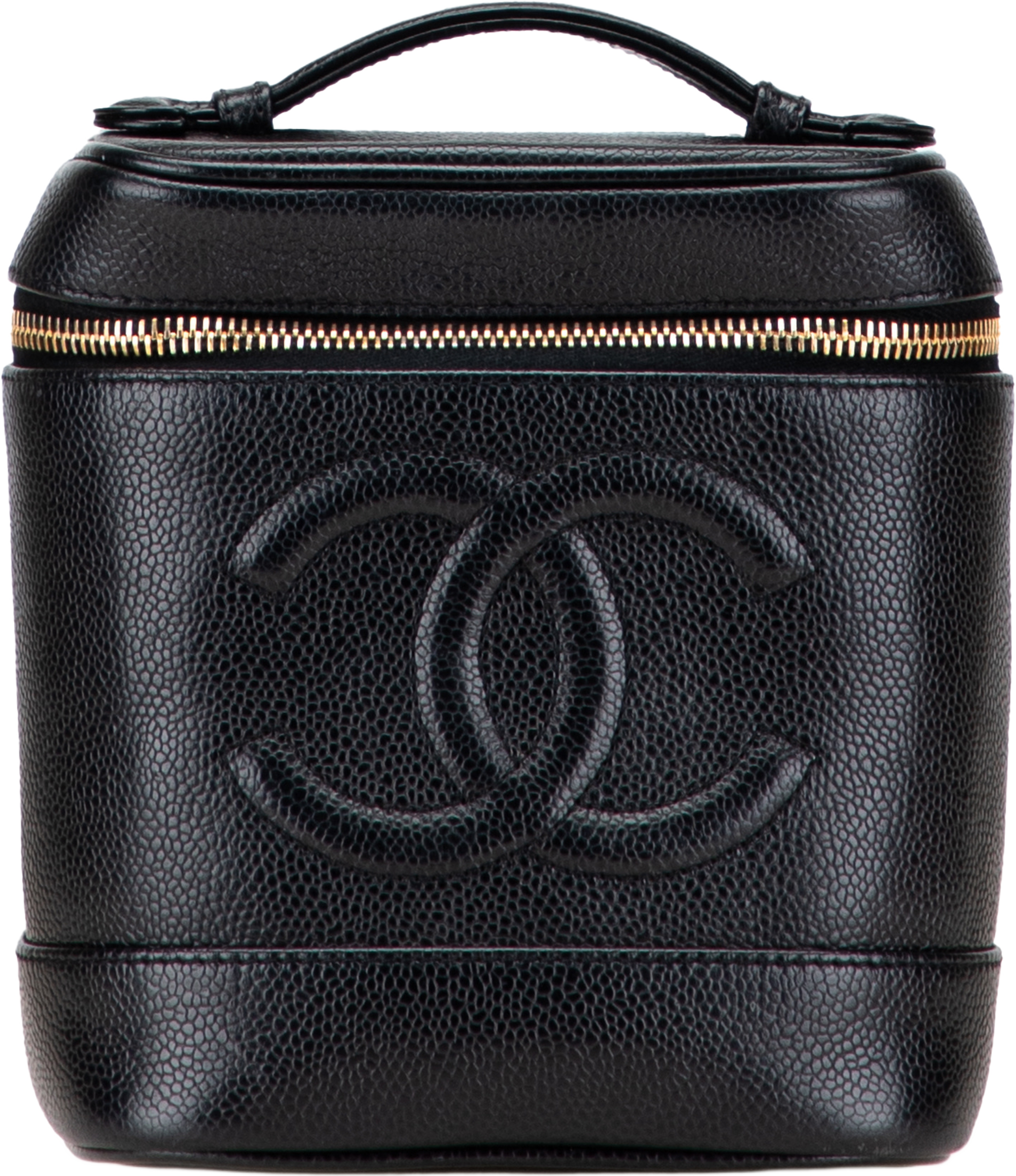 Chanel Cc Caviar Vanity Bag, från Luxclusif, i färgen black. Klicka för att öppna bilden i stort format