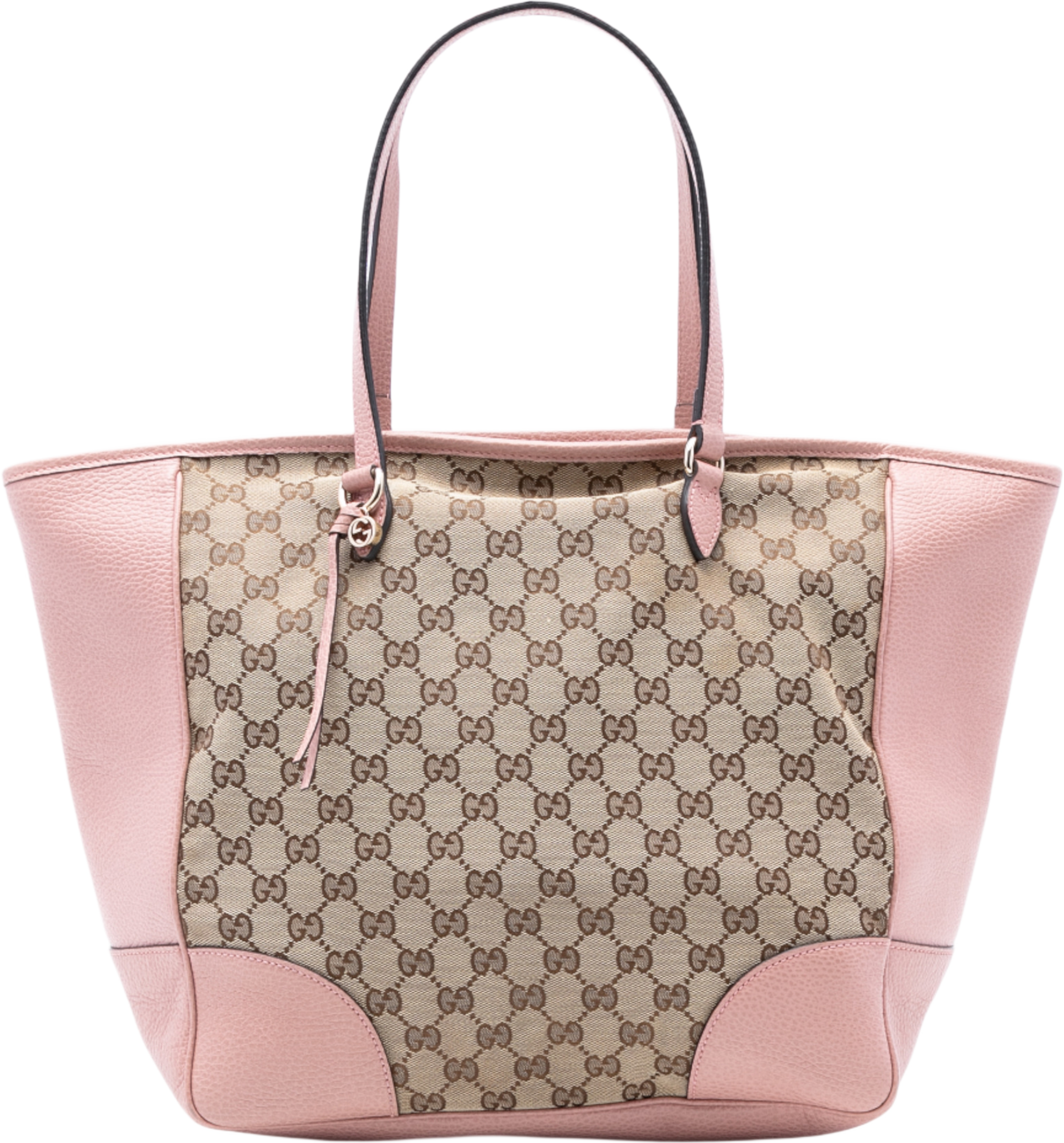 Gucci Gg Canvas Bree Zippered Tote, från Luxclusif, i färgen beige. Klicka för att öppna bilden i stort format
