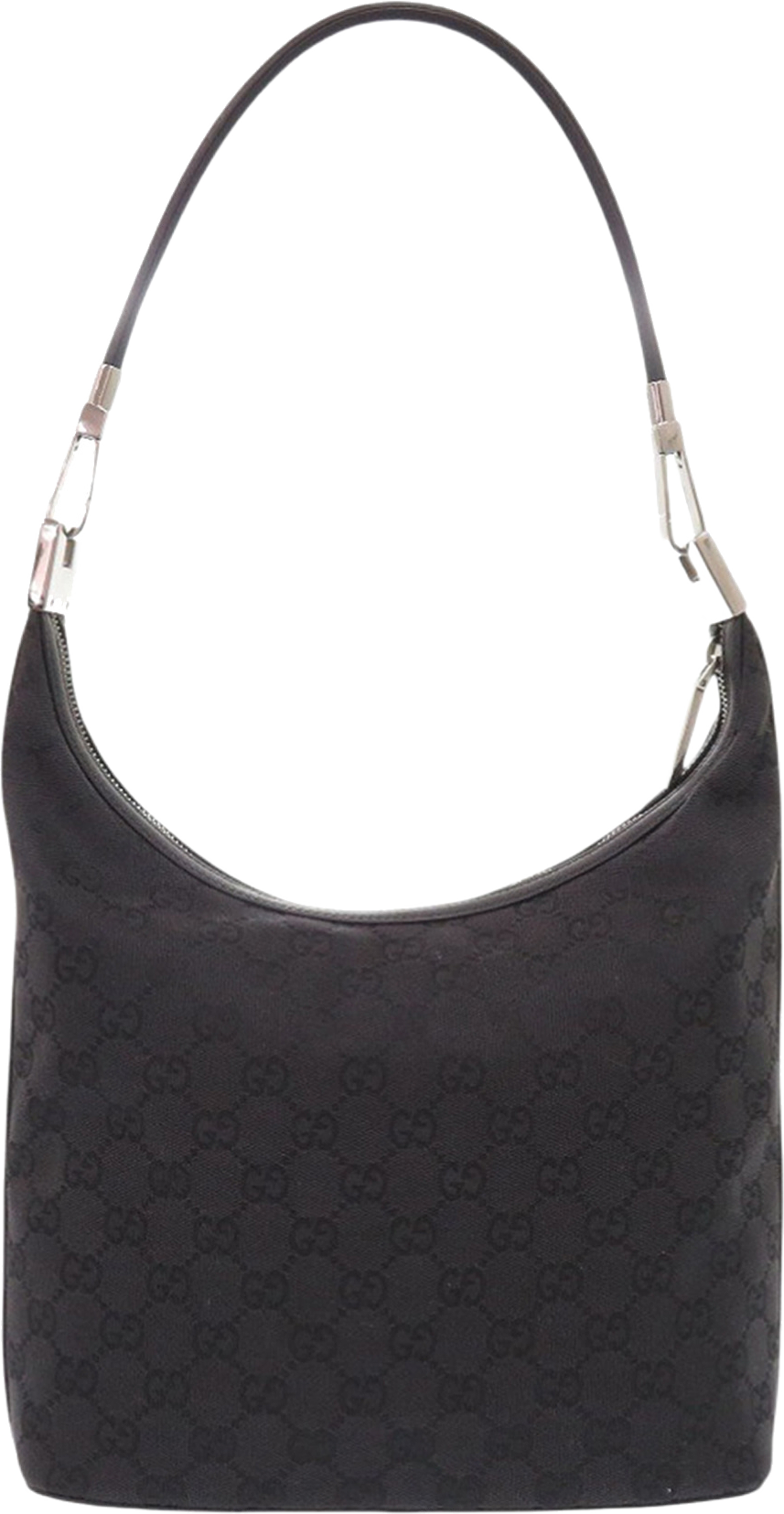 Gucci Gg Canvas Shoulder Bag, från Luxclusif, i färgen black. Klicka för att öppna bilden i stort format