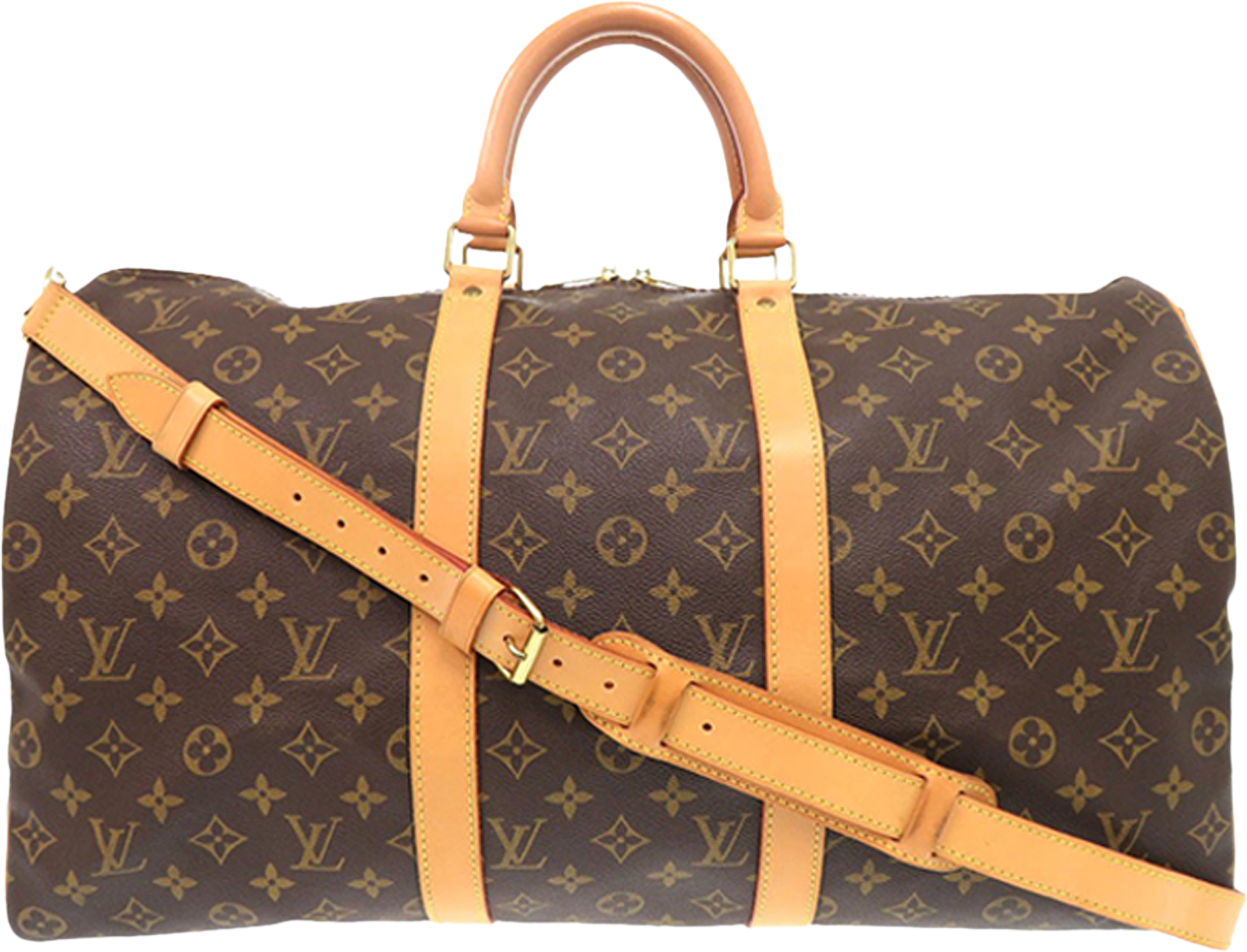 Louis Vuitton Monogram Keepall Bandouliere 50, från Luxclusif, i färgen brown. Klicka för att öppna bilden i stort format