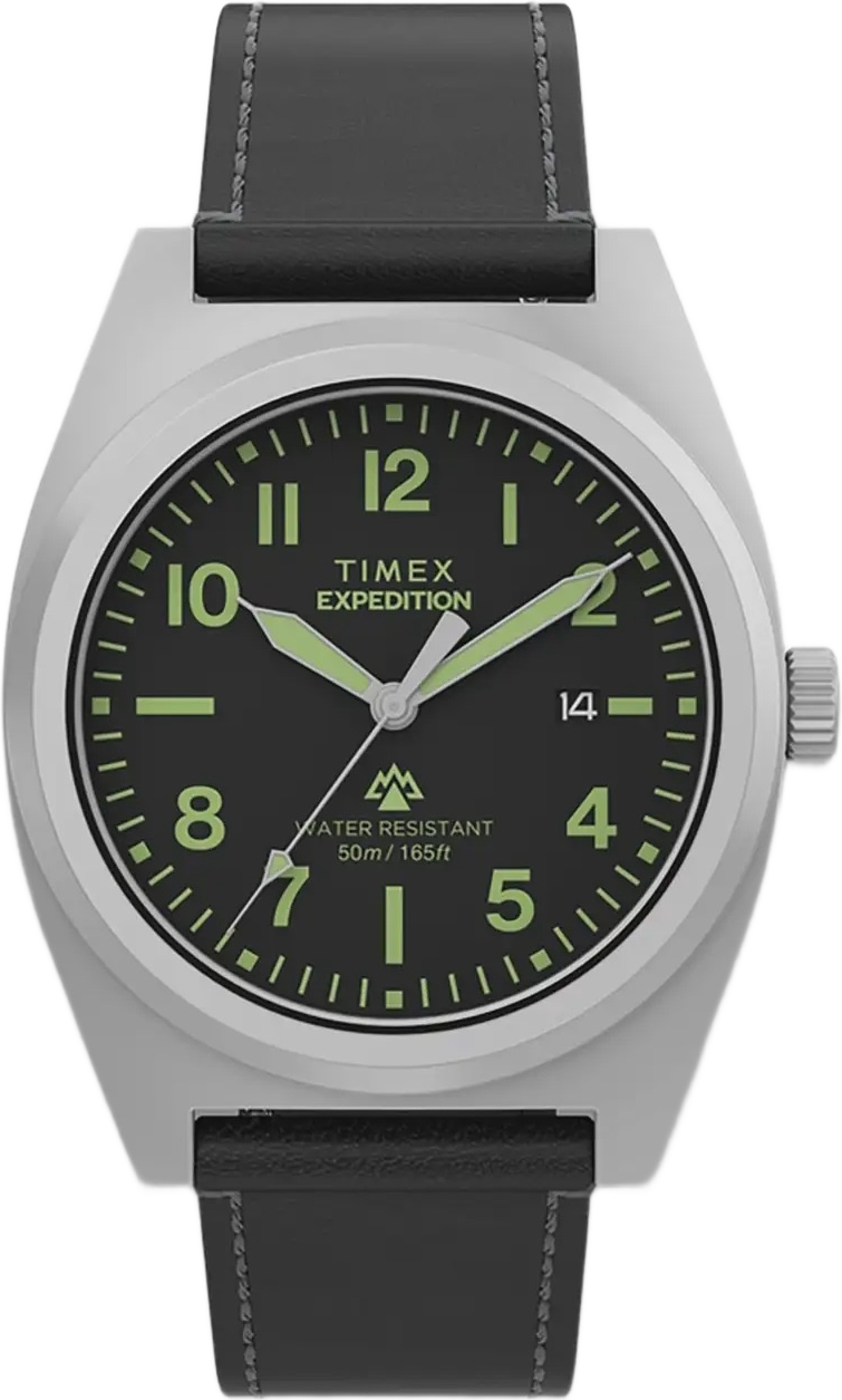 Timex Expedition Capstone Herrklocka Svart/stl, Lderrem - Tw2y30700, från Timex, i färgen 1. Klicka för att öppna bilden i stort format