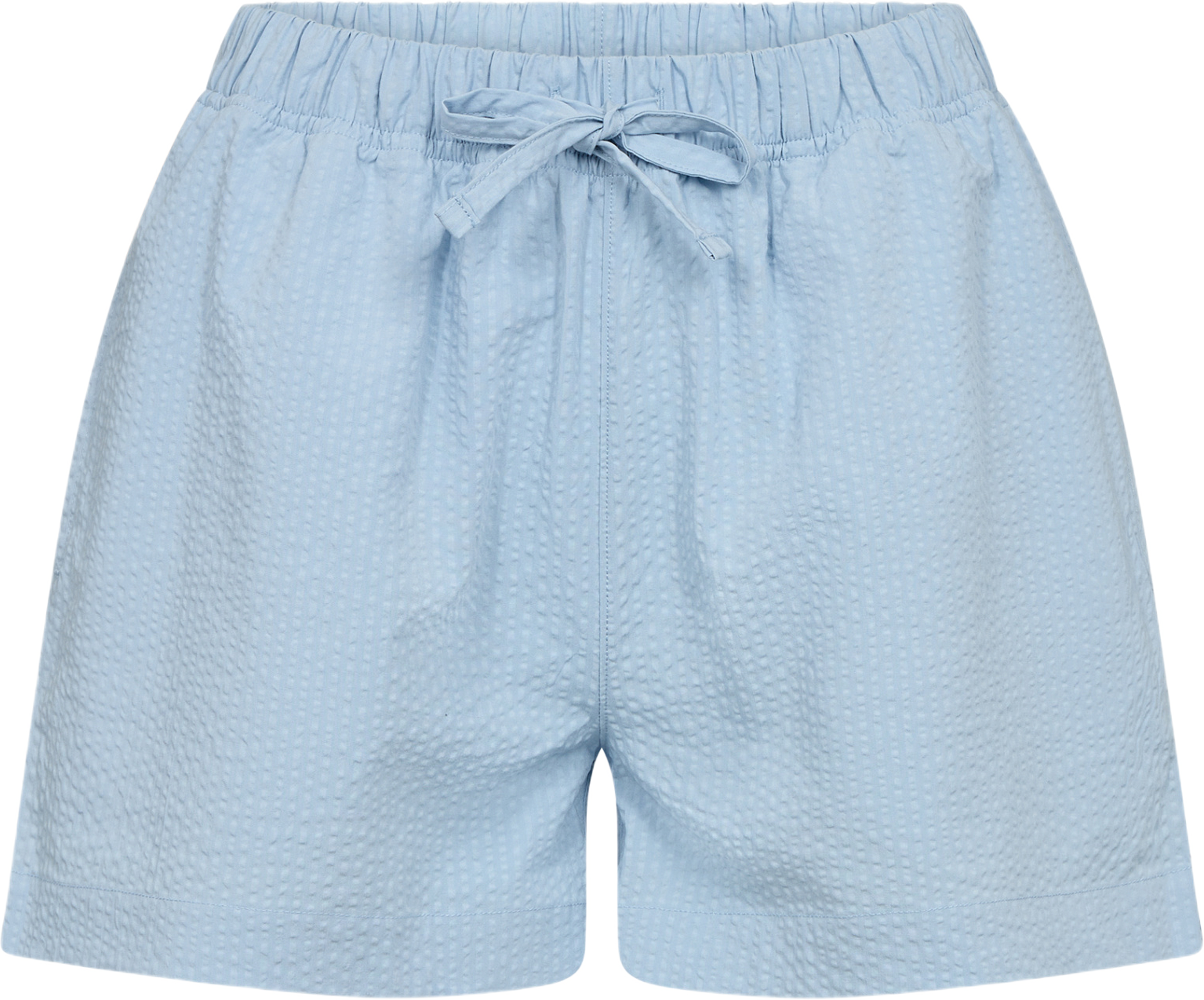 Bambu, "seersucker" Nattshorts, Ros