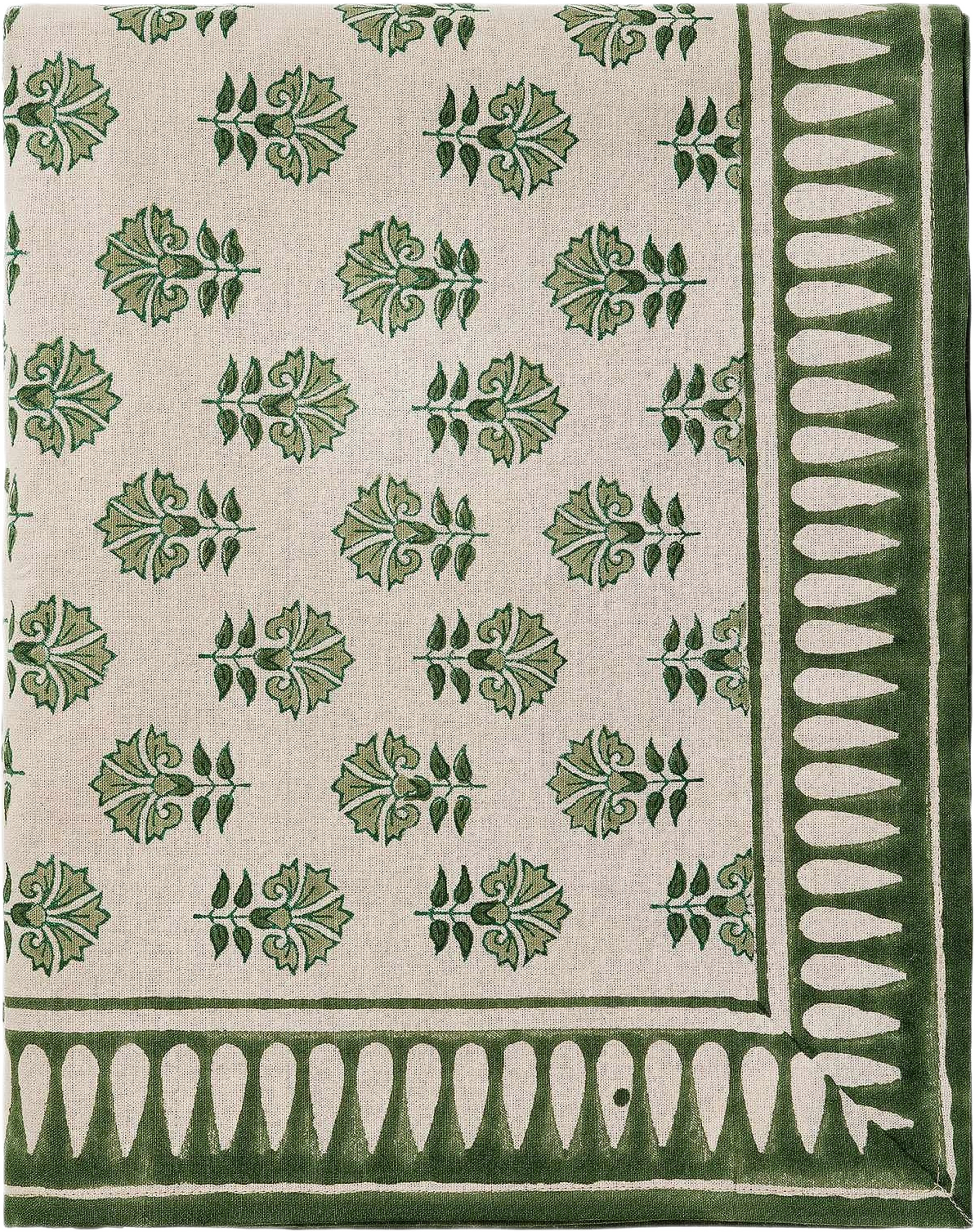 Ines Bordsduk, från Pick A Poppy, i färgen green. Klicka för att öppna bilden i stort format