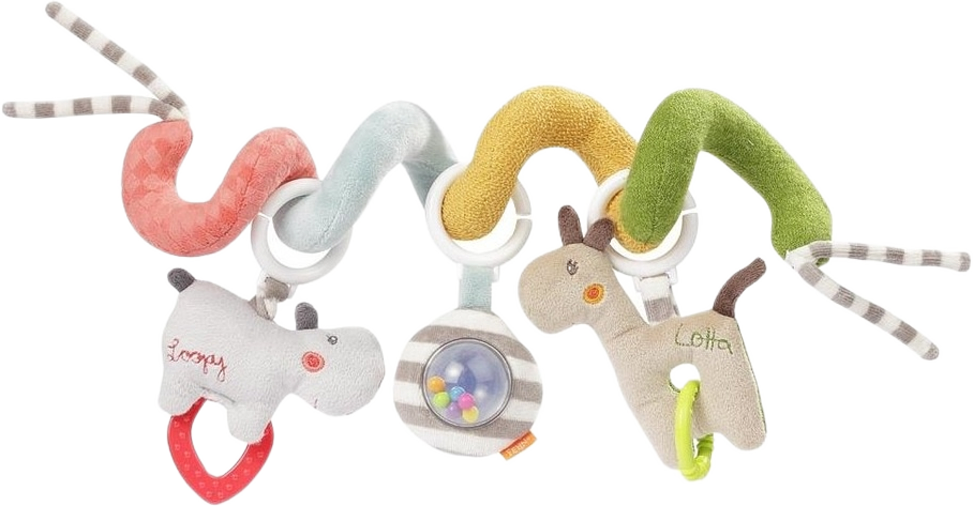 Loppy & Lotta Aktivitetsspiral, från Fehn, i färgen gray. Klicka för att öppna bilden i stort format