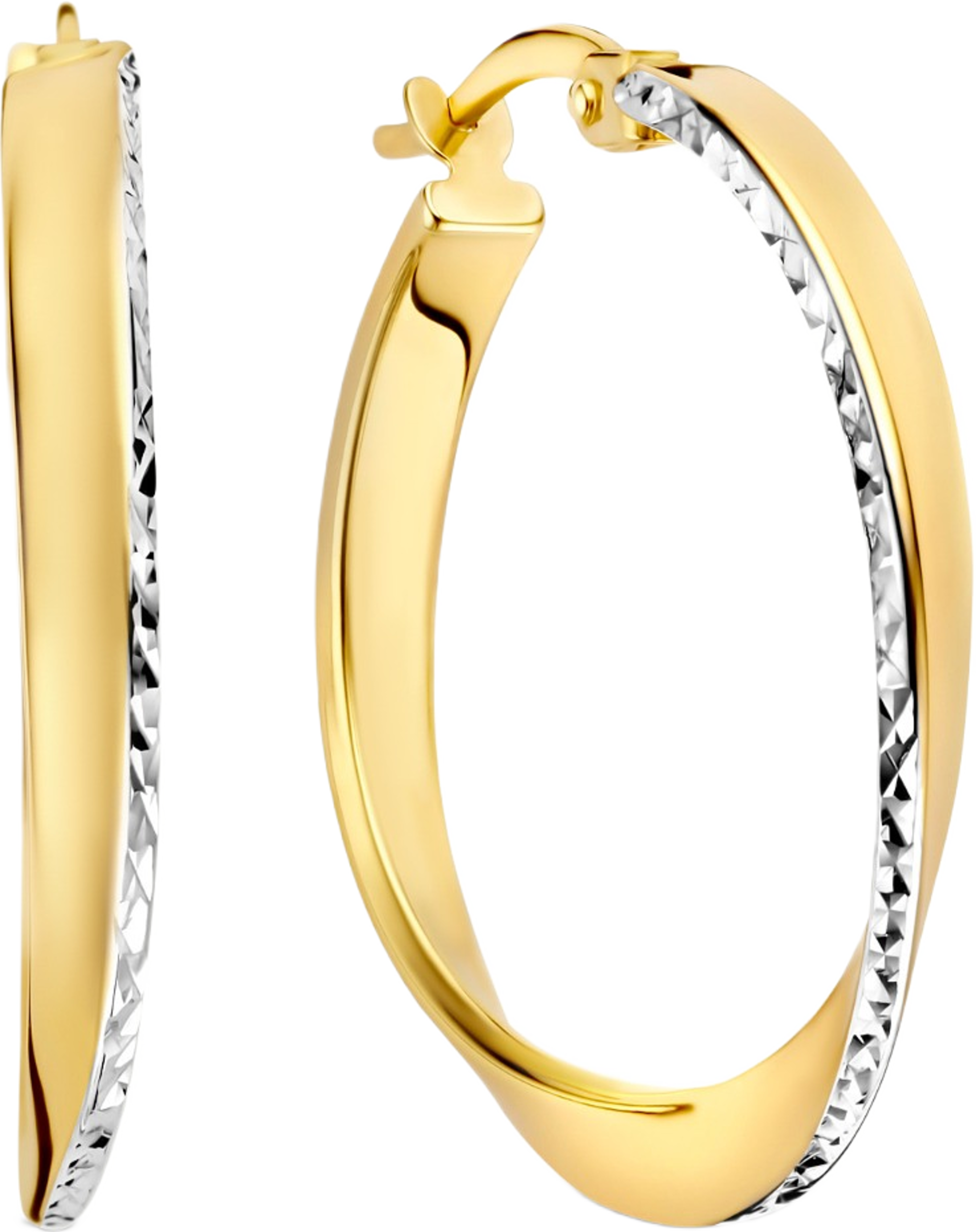 14 Karat Guld Creoler