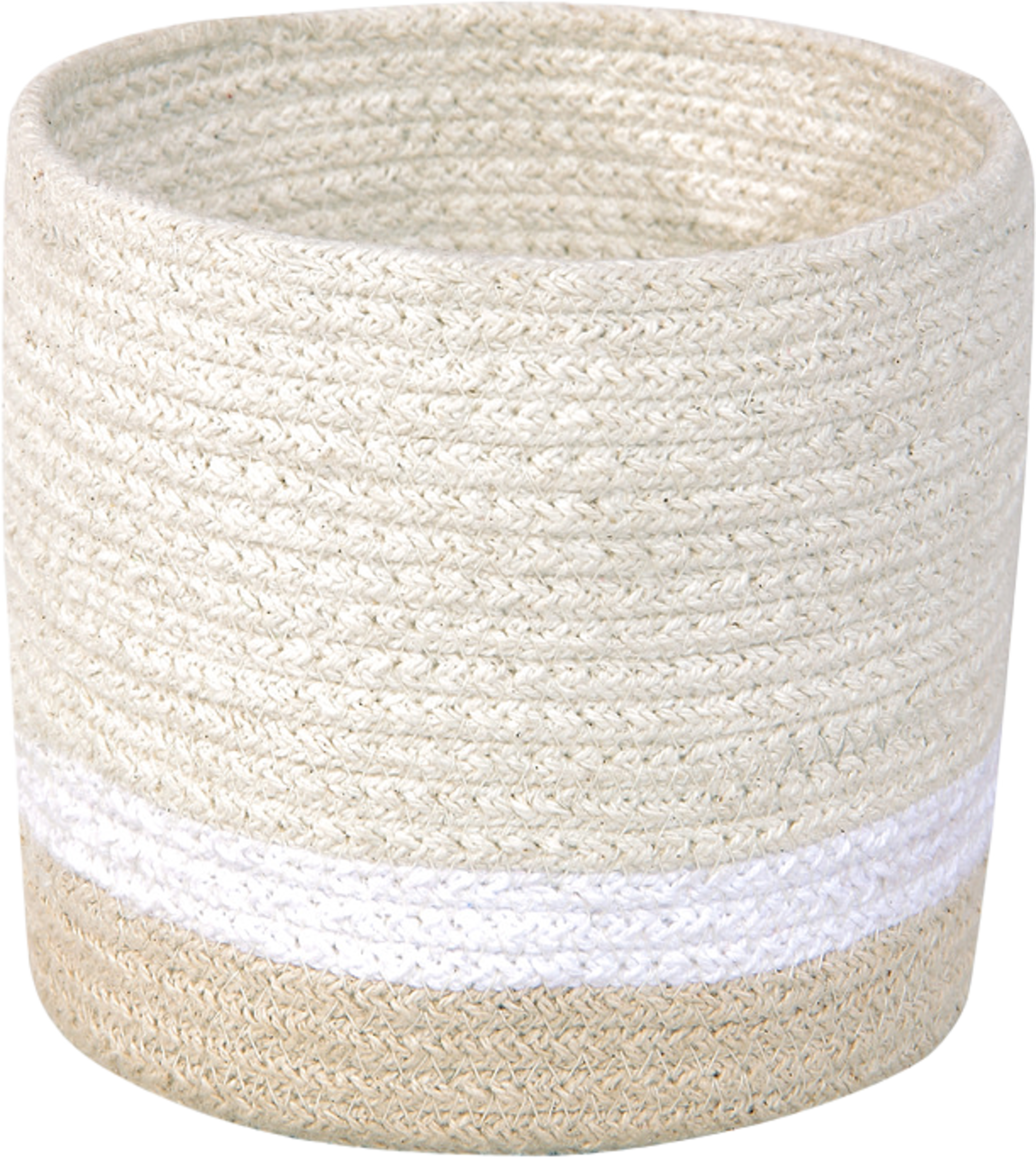 Liten Bomullskorg 3 färgad, från LORENA CANALS, i färgen ivory, white, natural. Klicka för att öppna bilden i stort format