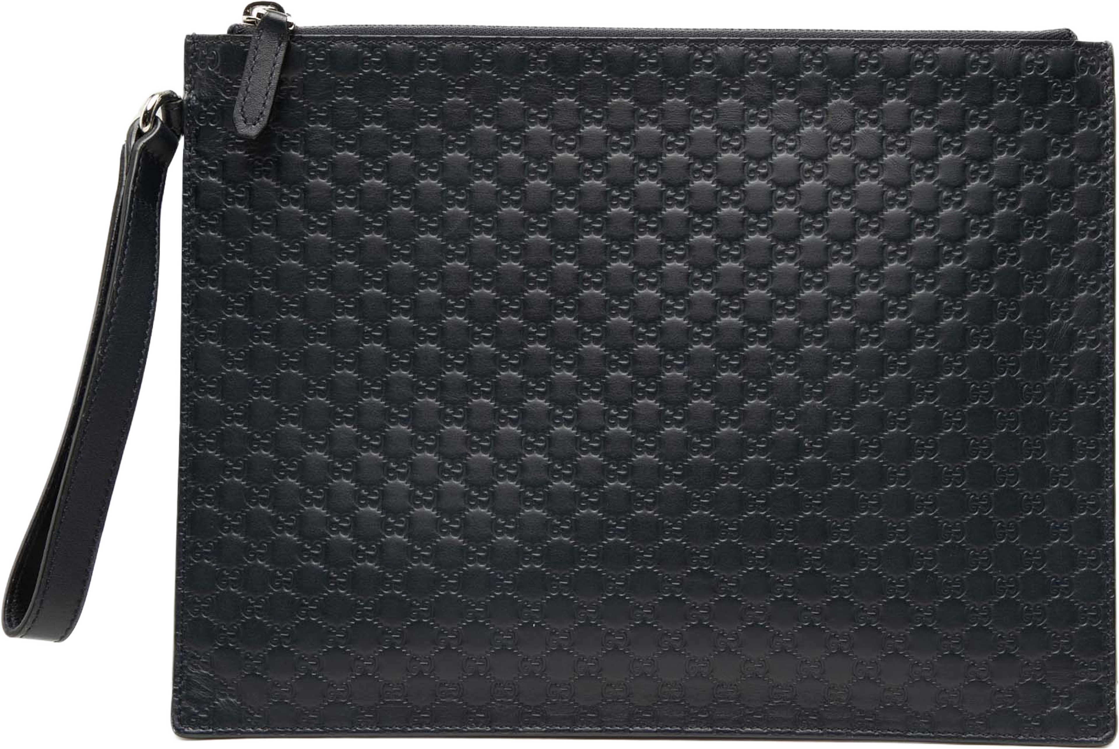 Gucci Microguccissima Clutch, från Luxclusif, i färgen black. Klicka för att öppna bilden i stort format