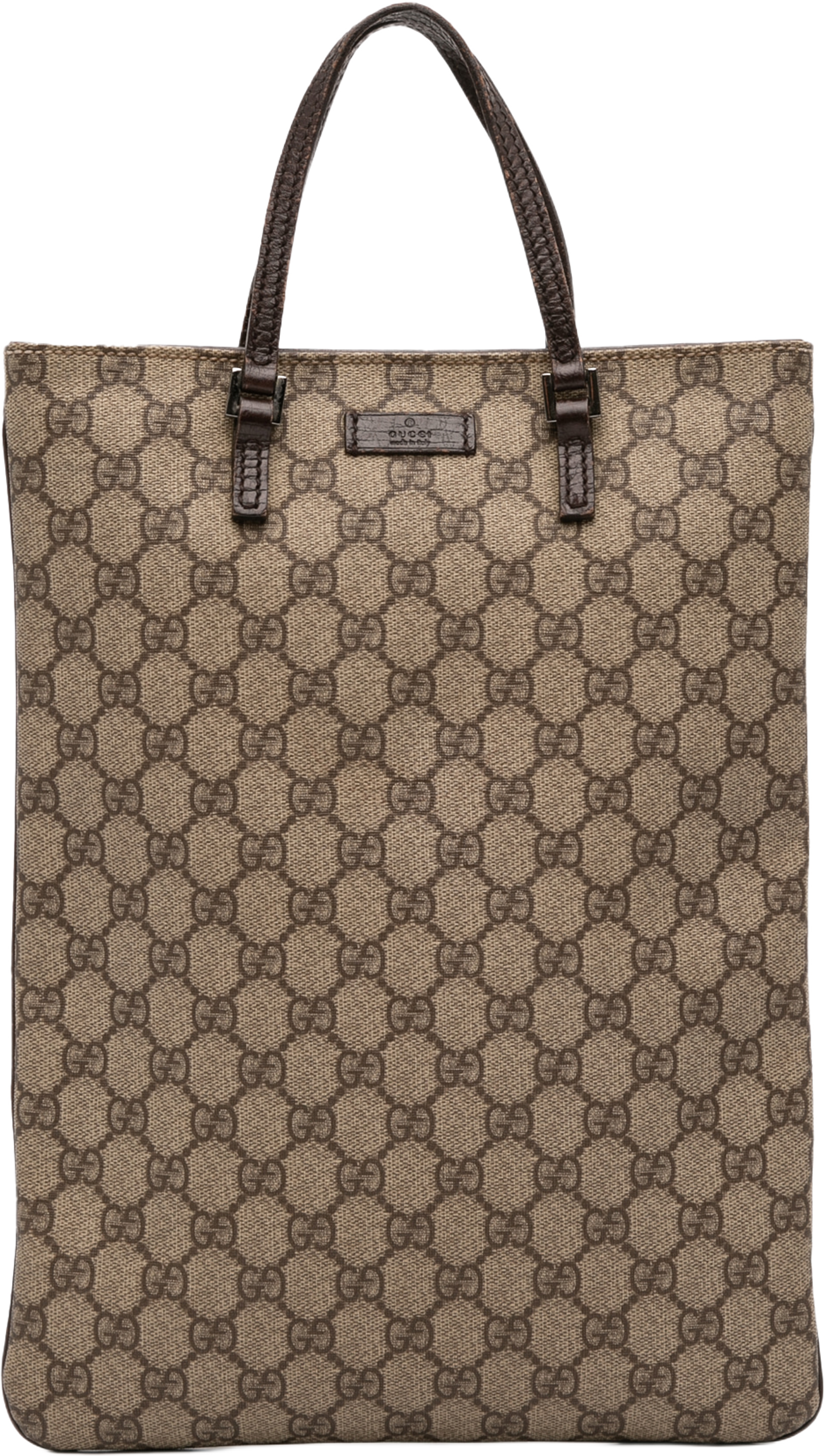 Gucci Gg Supreme Tote, från Luxclusif, i färgen beige. Klicka för att öppna bilden i stort format