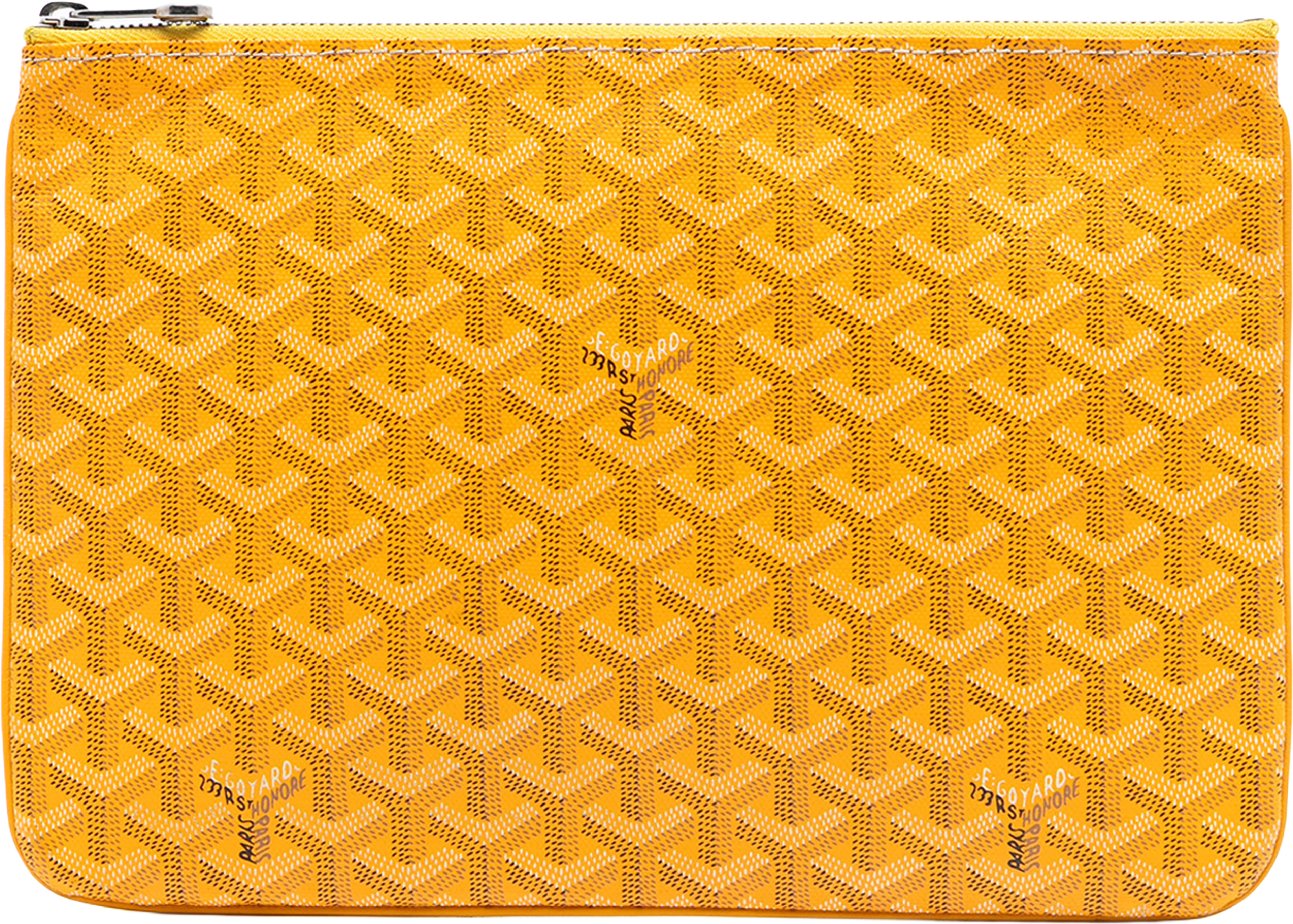 Goyard Goyardine Senat Mm, från Luxclusif, i färgen yellow. Klicka för att öppna bilden i stort format
