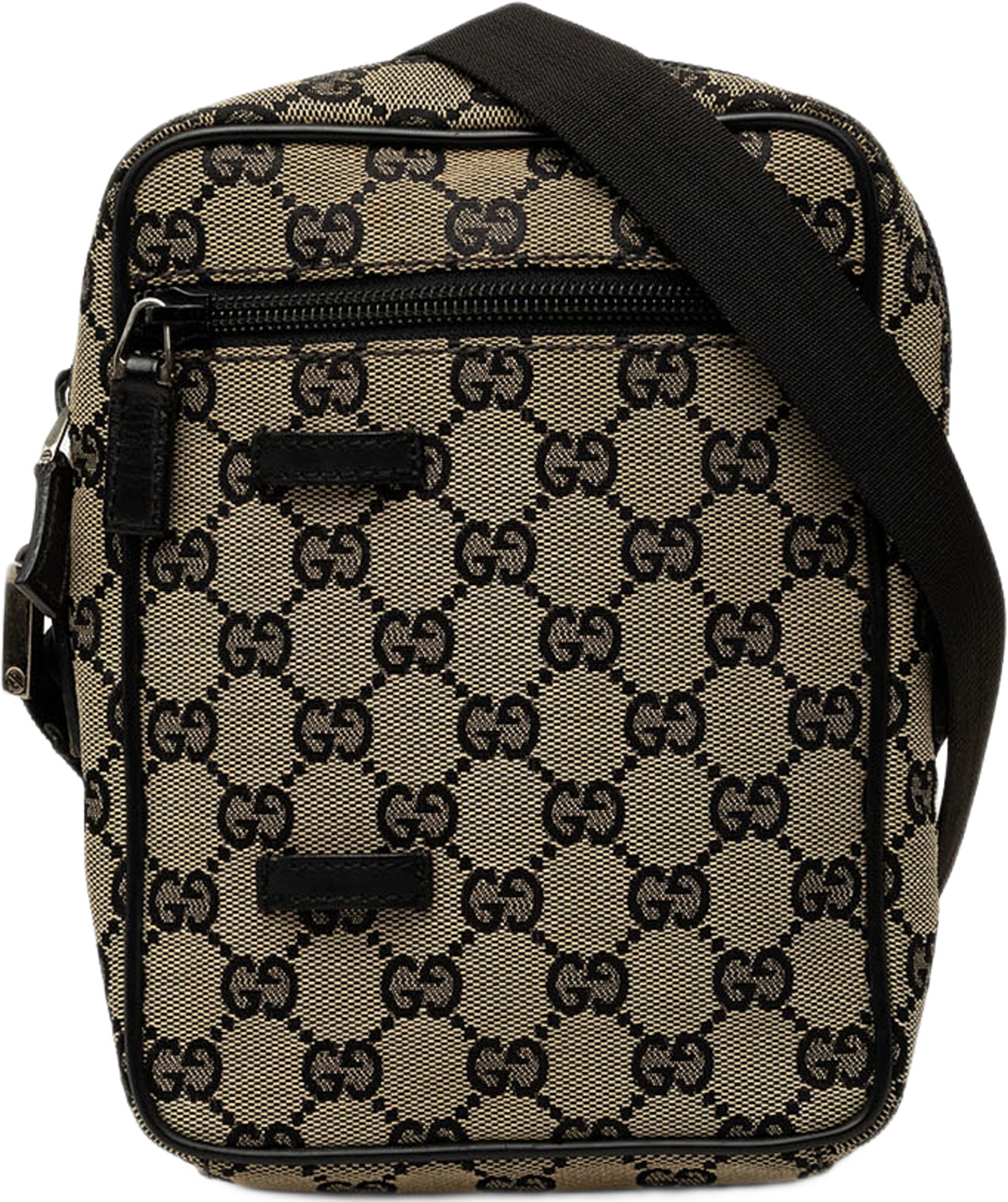 Gucci Gg Canvas Crossbody, från Luxclusif, i färgen beige. Klicka för att öppna bilden i stort format
