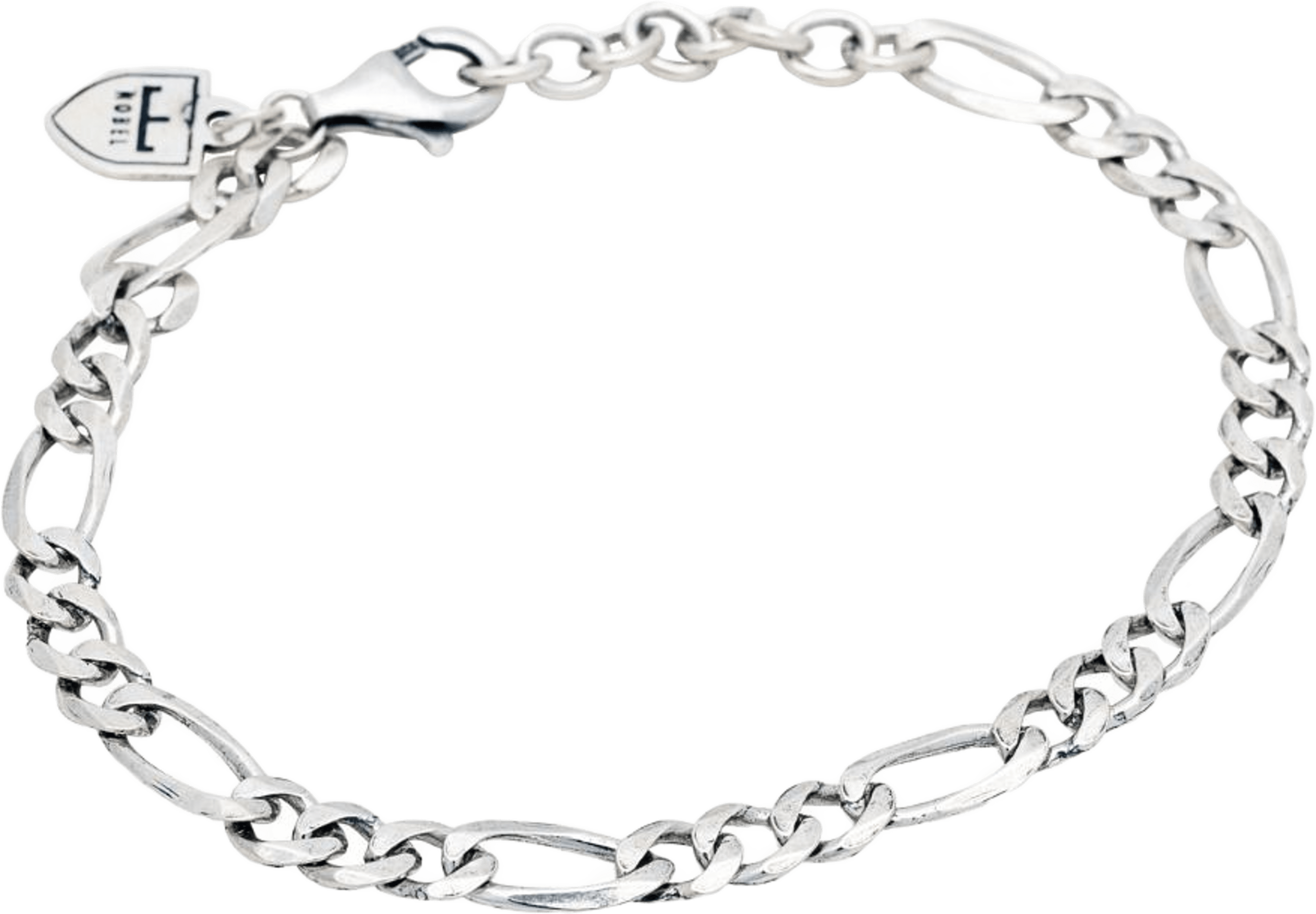 Silverarmband | Figaro 6 Mm | Nobel By Billgren