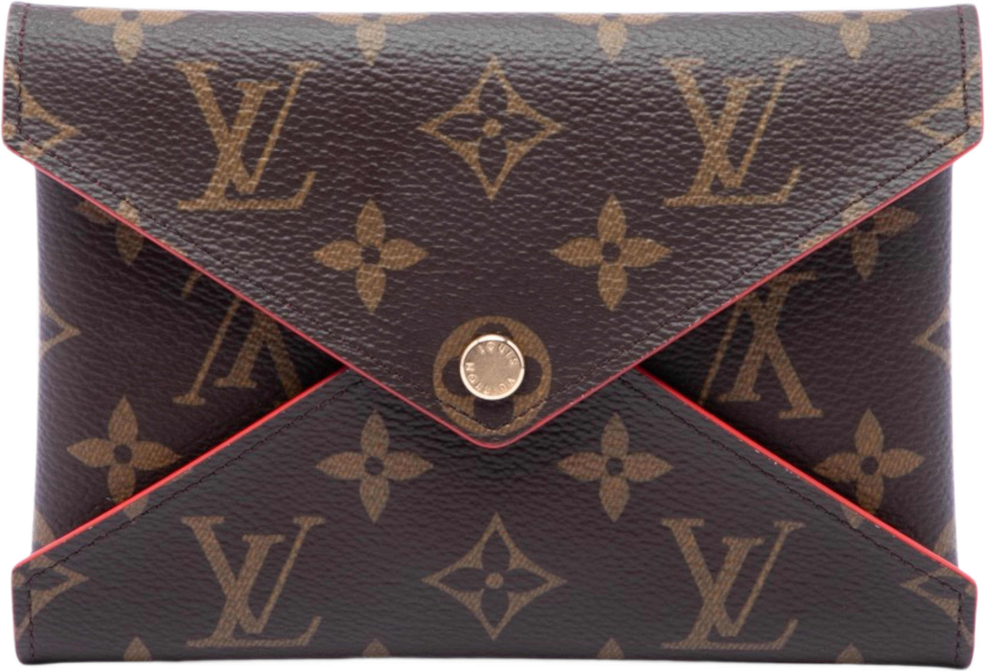 Louis Vuitton Monogram Pochette Kirigami Mm, från Luxclusif, i färgen brun. Klicka för att öppna bilden i stort format