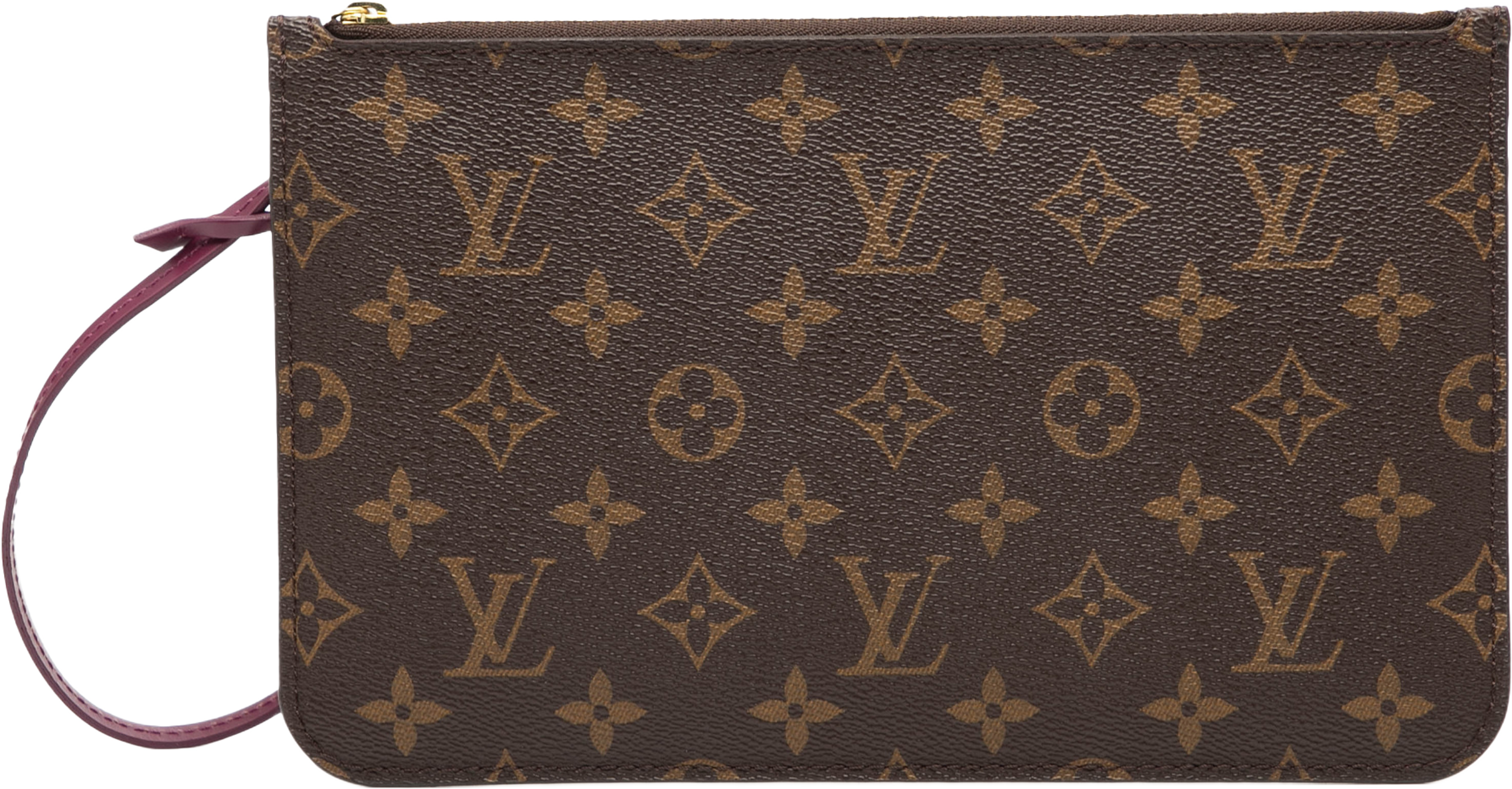 Louis Vuitton Monogram Neverfull Pouch Mm, från Luxclusif, i färgen brown. Klicka för att öppna bilden i stort format