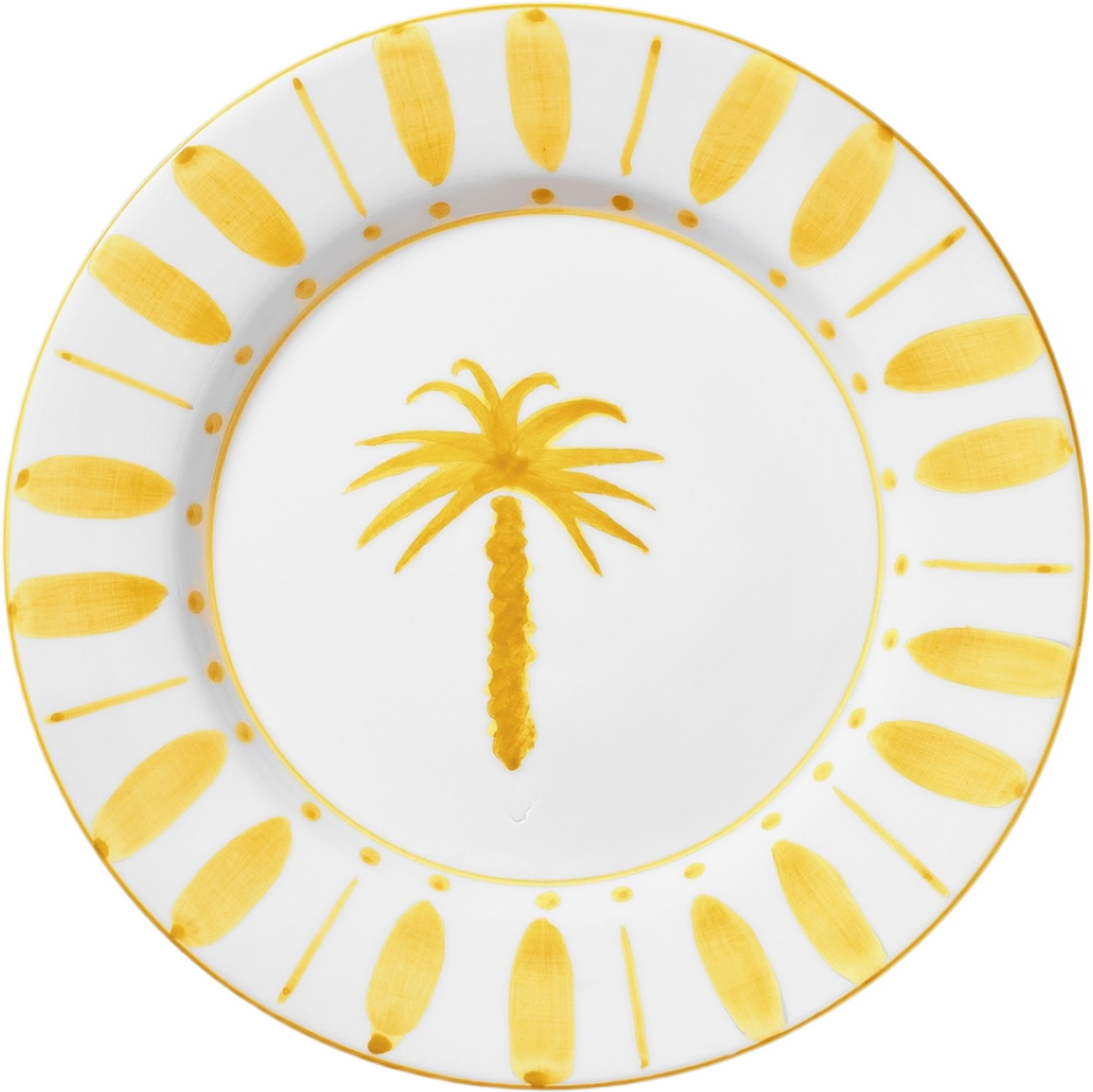 Cannes Tallrik - 28 Cm, från Pick A Poppy, i färgen yellow. Klicka för att öppna bilden i stort format