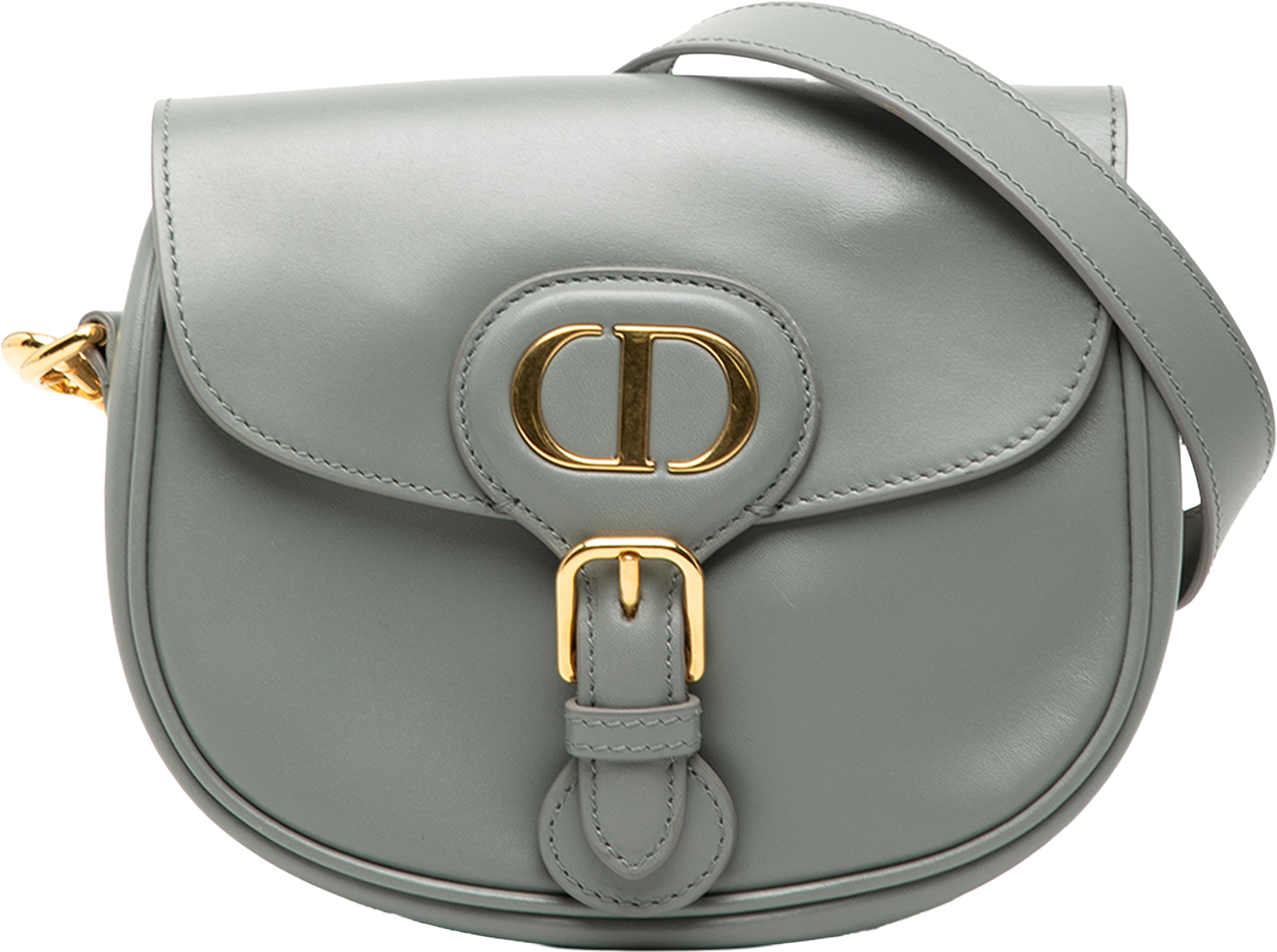 Dior Small Leather Bobby Crossbody, från Luxclusif, i färgen gray. Klicka för att öppna bilden i stort format