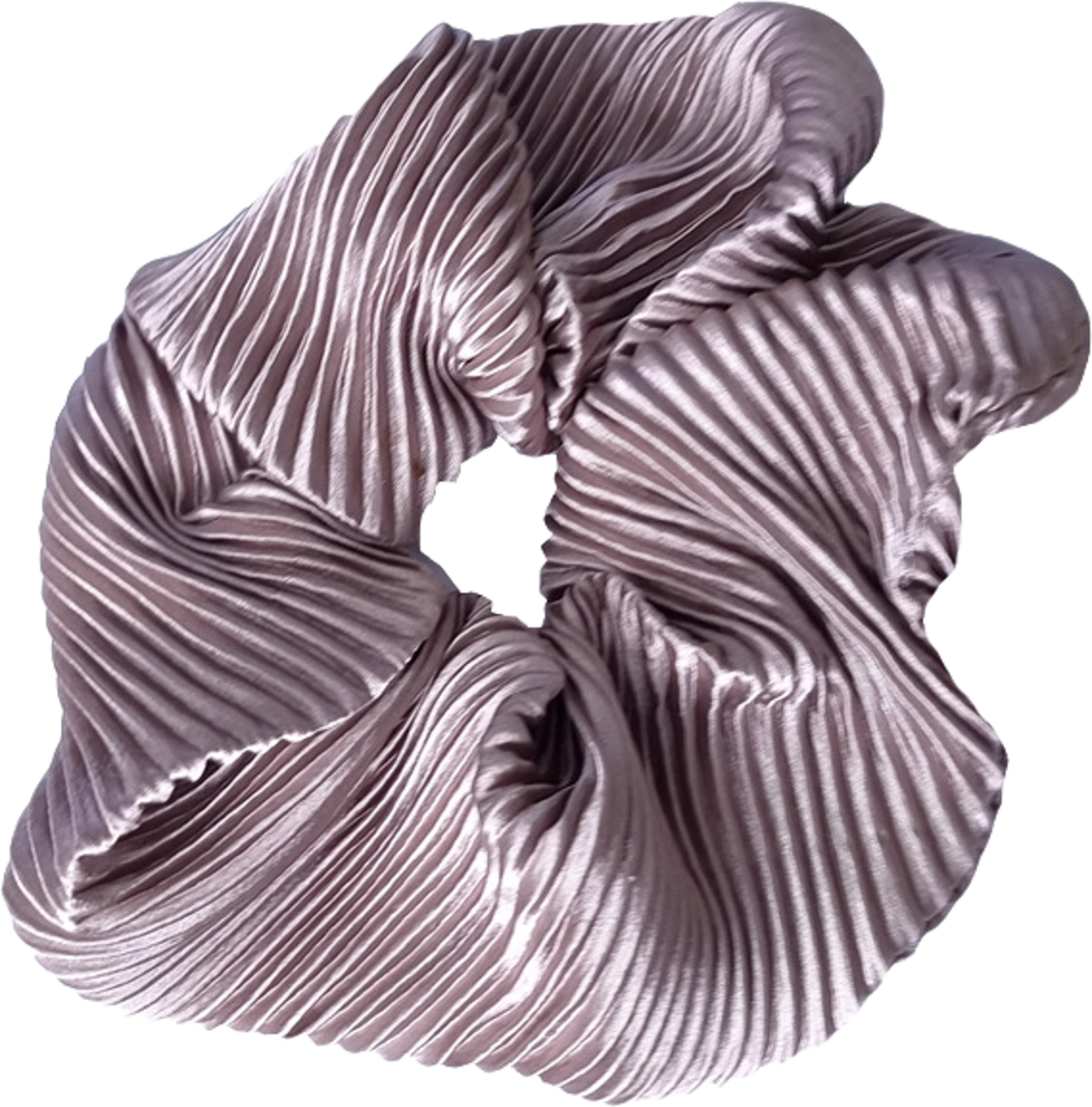 Stor Plisserad Scrunchie Xl