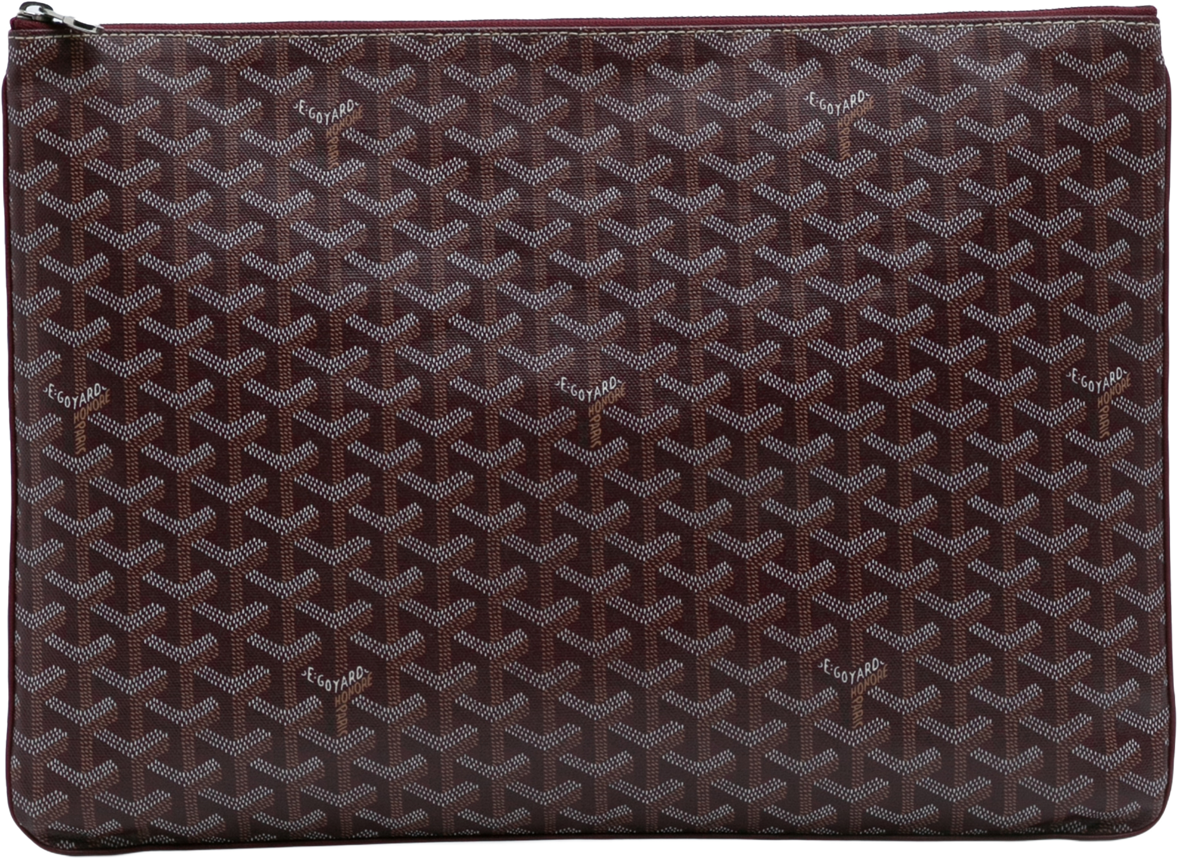 Goyard Goyardine Senat Gm, från Luxclusif, i färgen burgundy. Klicka för att öppna bilden i stort format