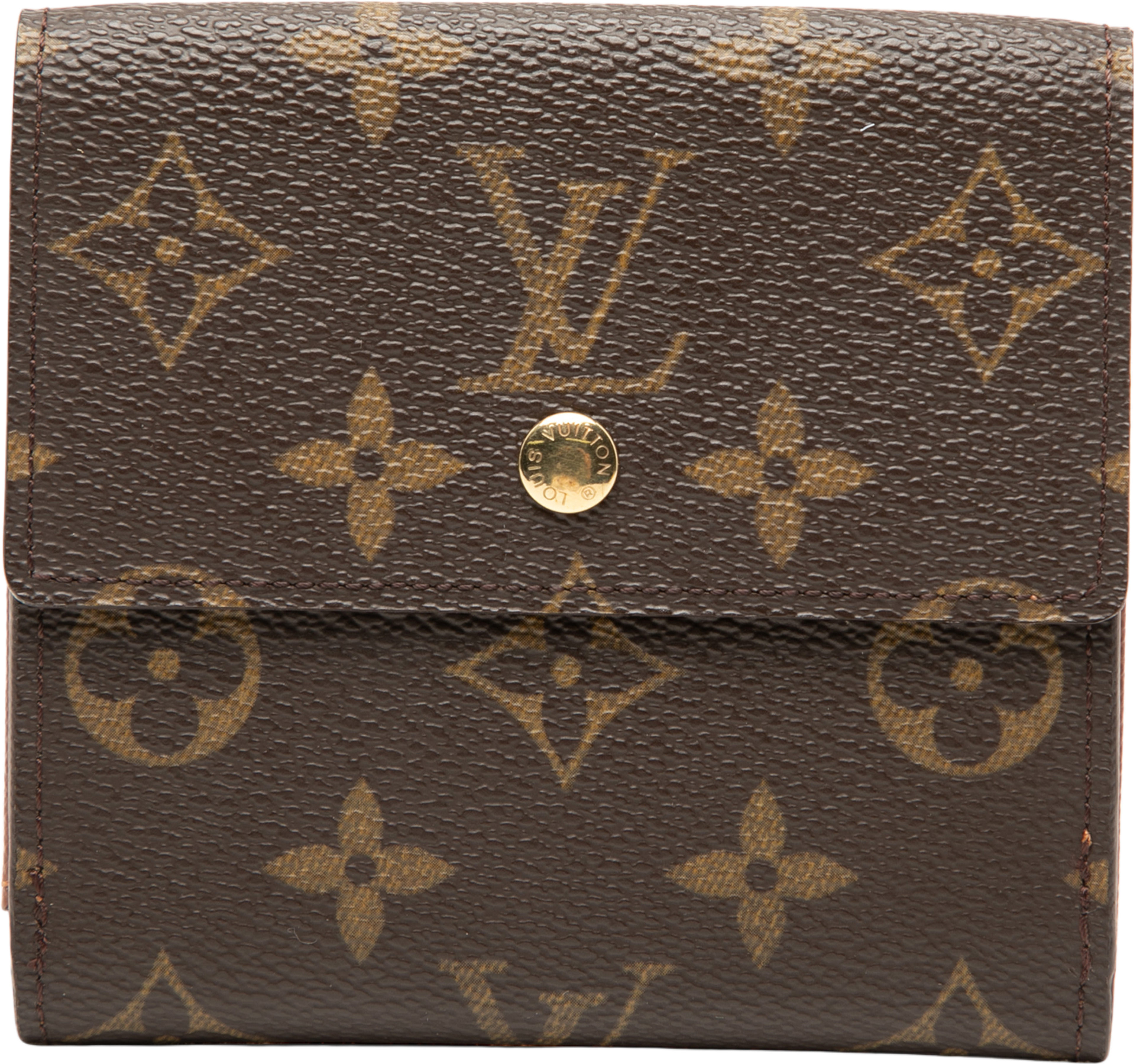 Louis Vuitton Monogram Elise Wallet, från Luxclusif, i färgen brown. Klicka för att öppna bilden i stort format