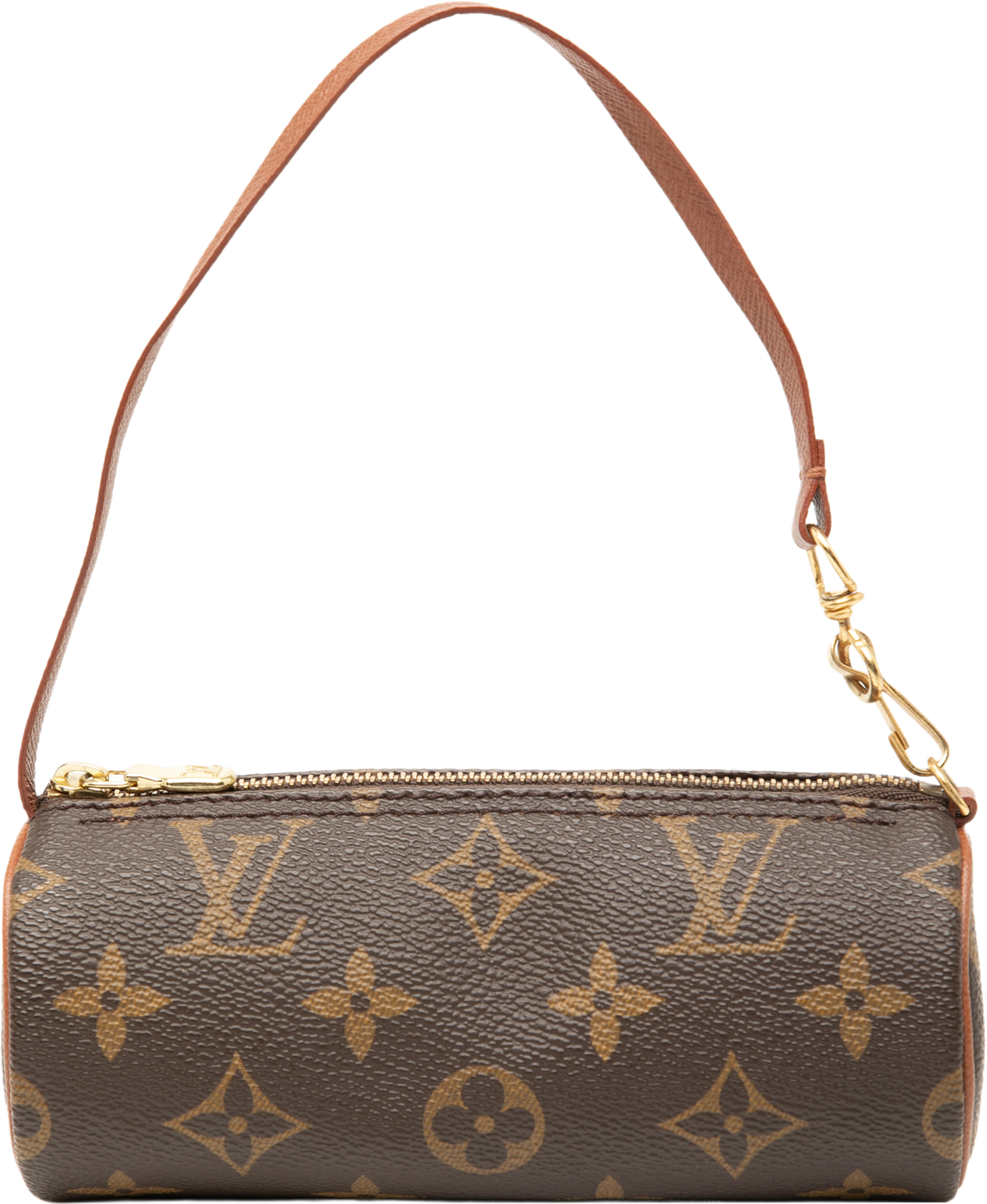 Louis Vuitton Monogram Papillon Pochette, från Luxclusif, i färgen brown. Klicka för att öppna bilden i stort format