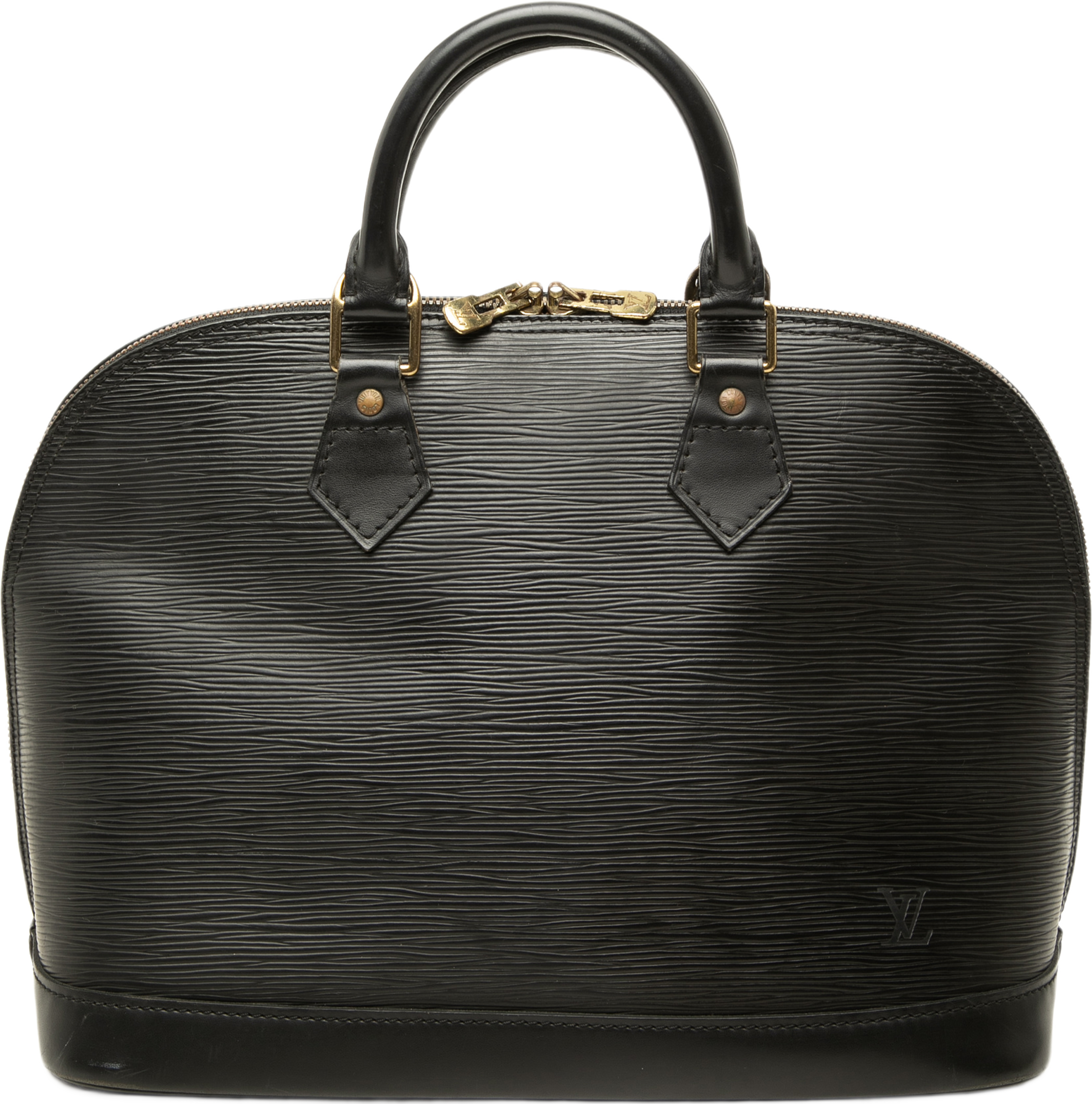 Louis Vuitton Epi Alma Pm, från Luxclusif, i färgen svart. Klicka för att öppna bilden i stort format