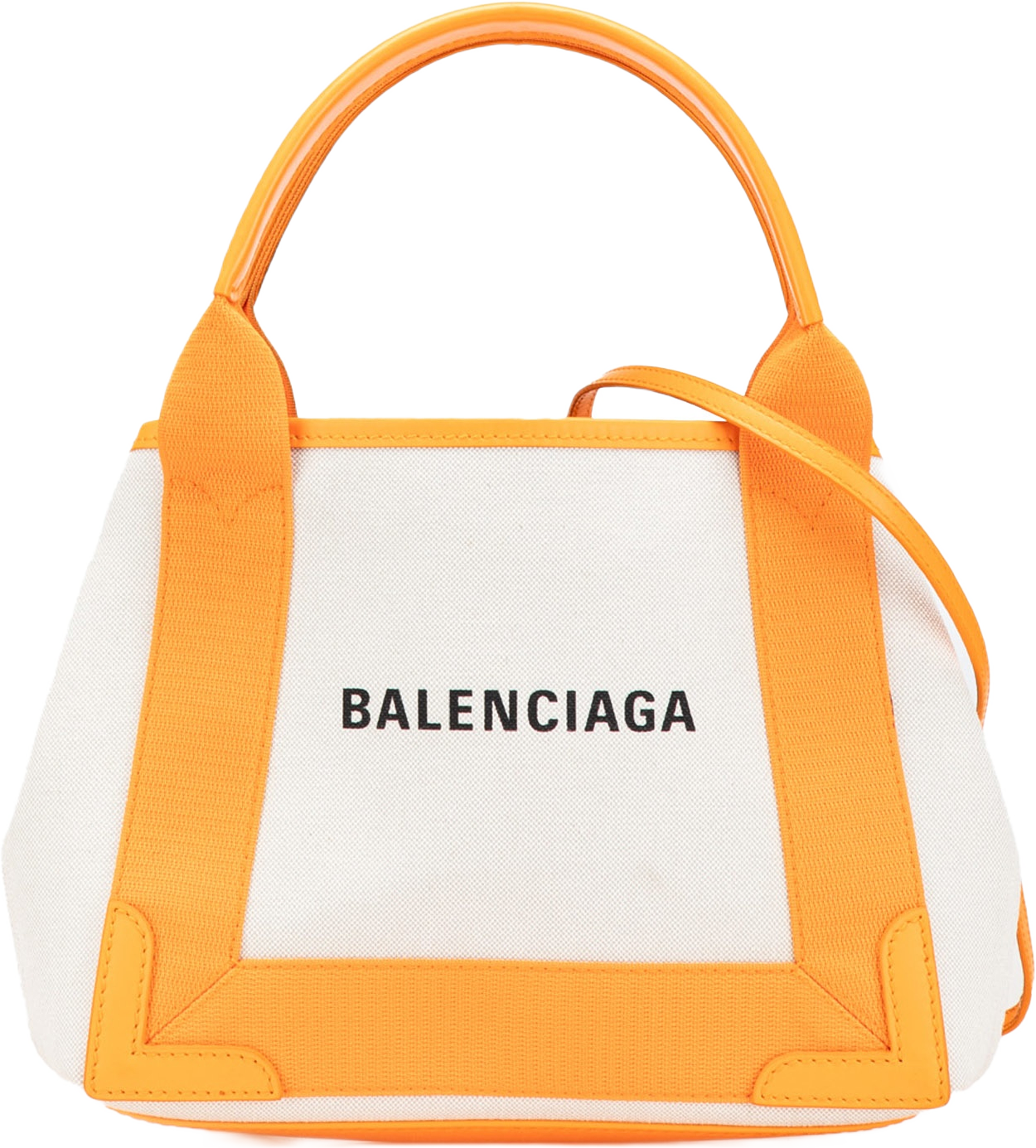 Balenciaga Canvas Navy Cabas Xs