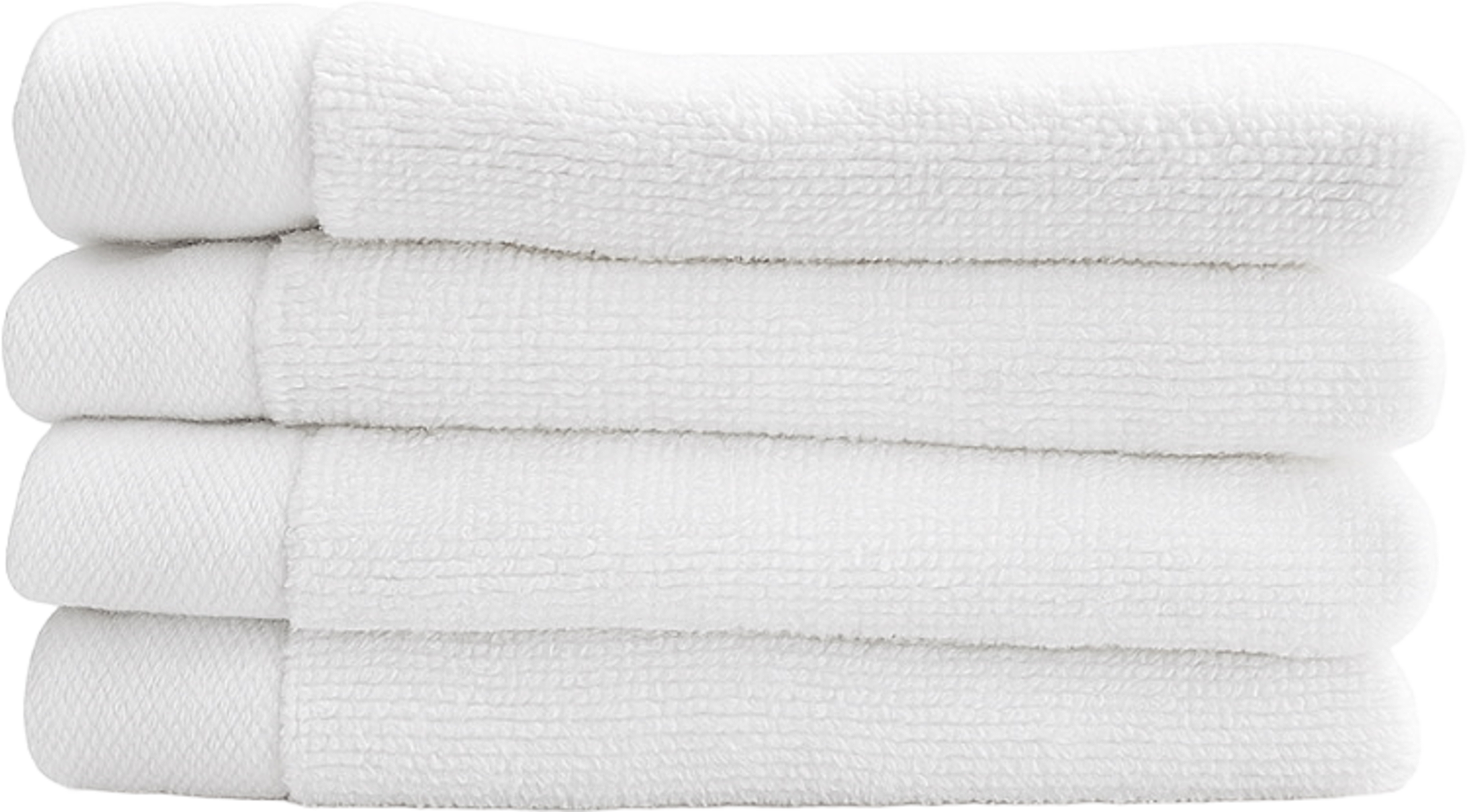 Fluffy Habits - Ansiktshandduk 30x30cm, Set Of 4, från Home of ESS, i färgen white. Klicka för att öppna bilden i stort format