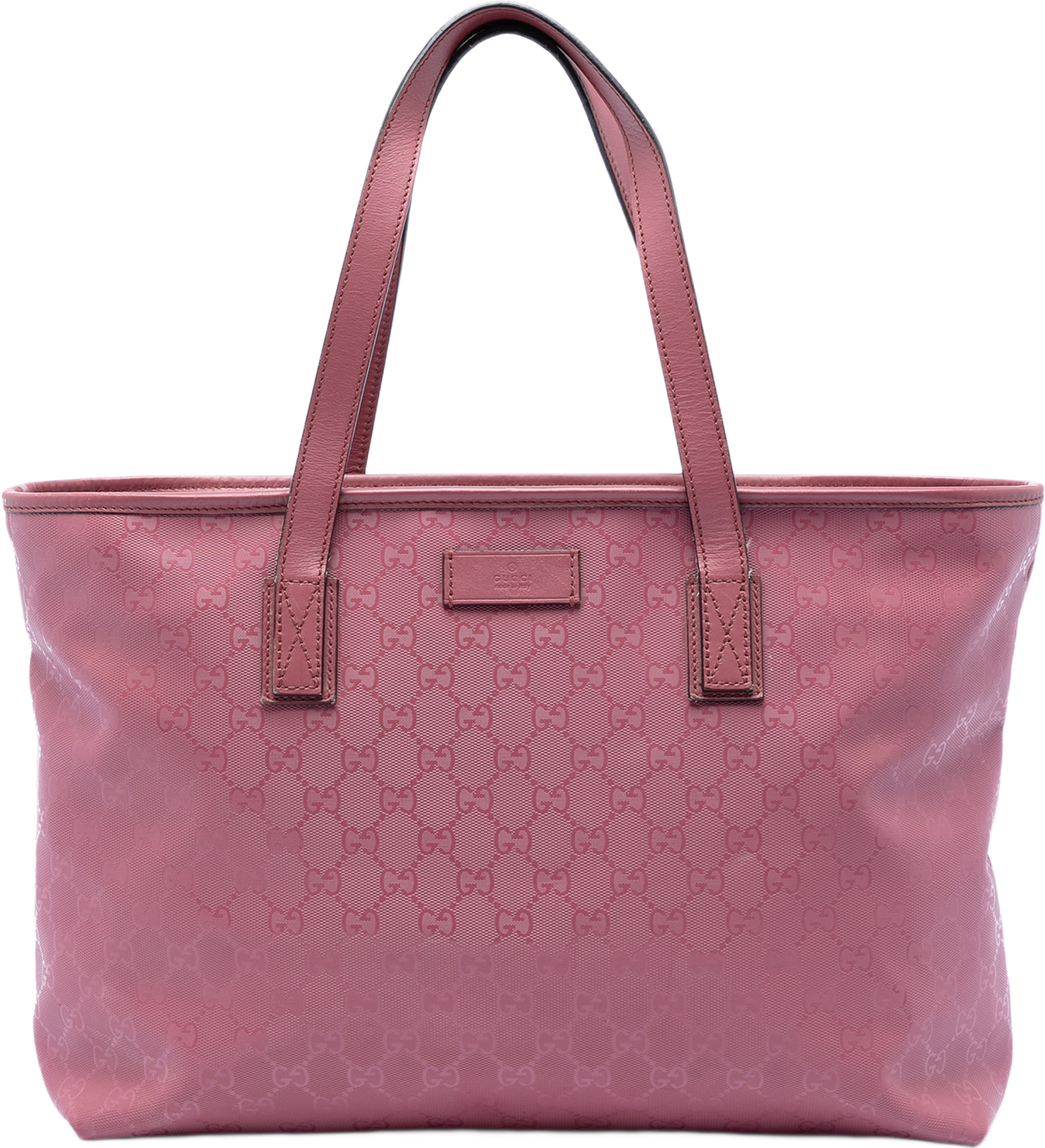 Gucci Medium Gg Imprime Tote, från Luxclusif, i färgen rosa. Klicka för att öppna bilden i stort format