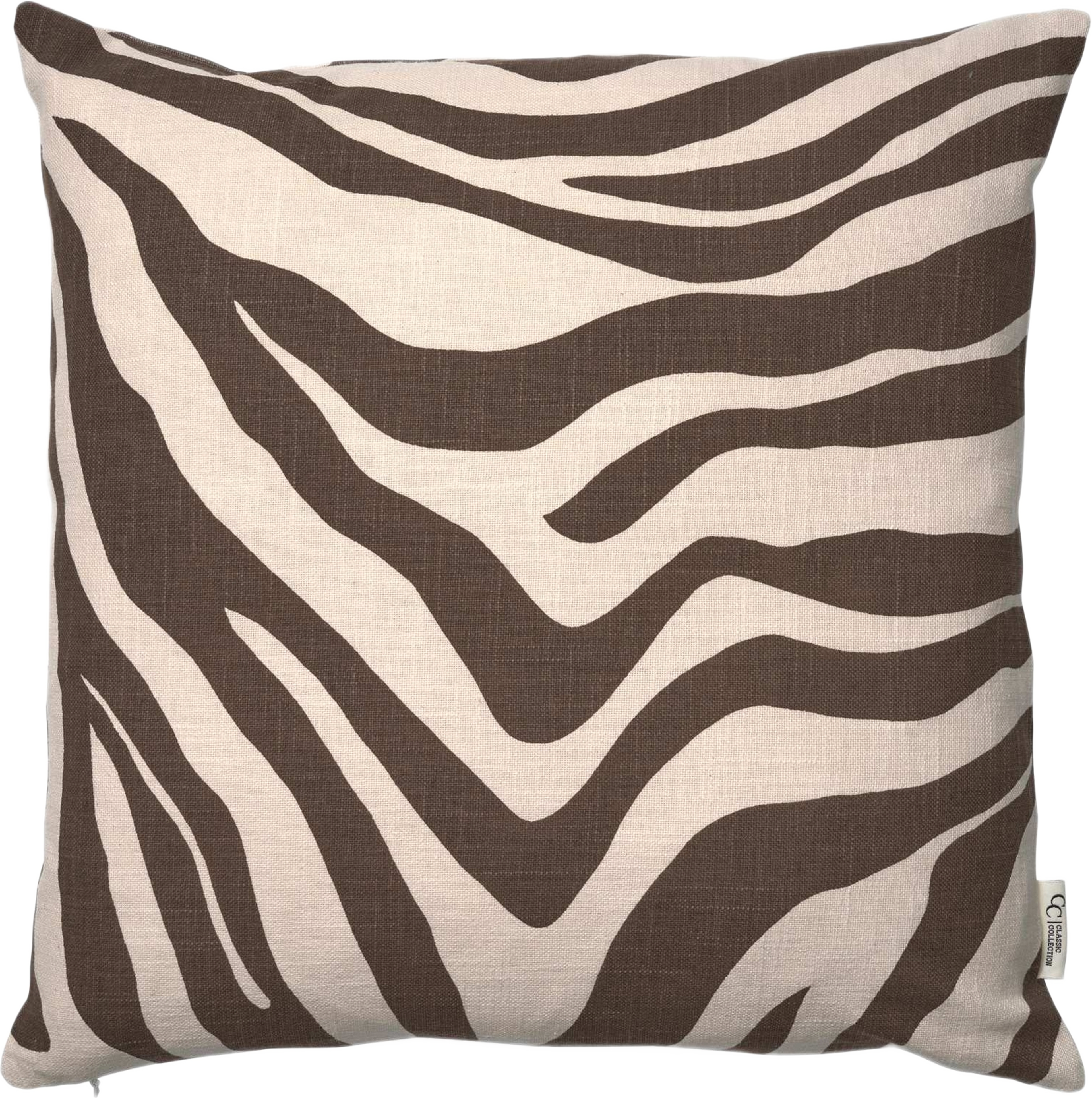 Kuddfodral Savannah 50x50cm, från Classic Collection, i färgen brun/off white. Klicka för att öppna bilden i stort format