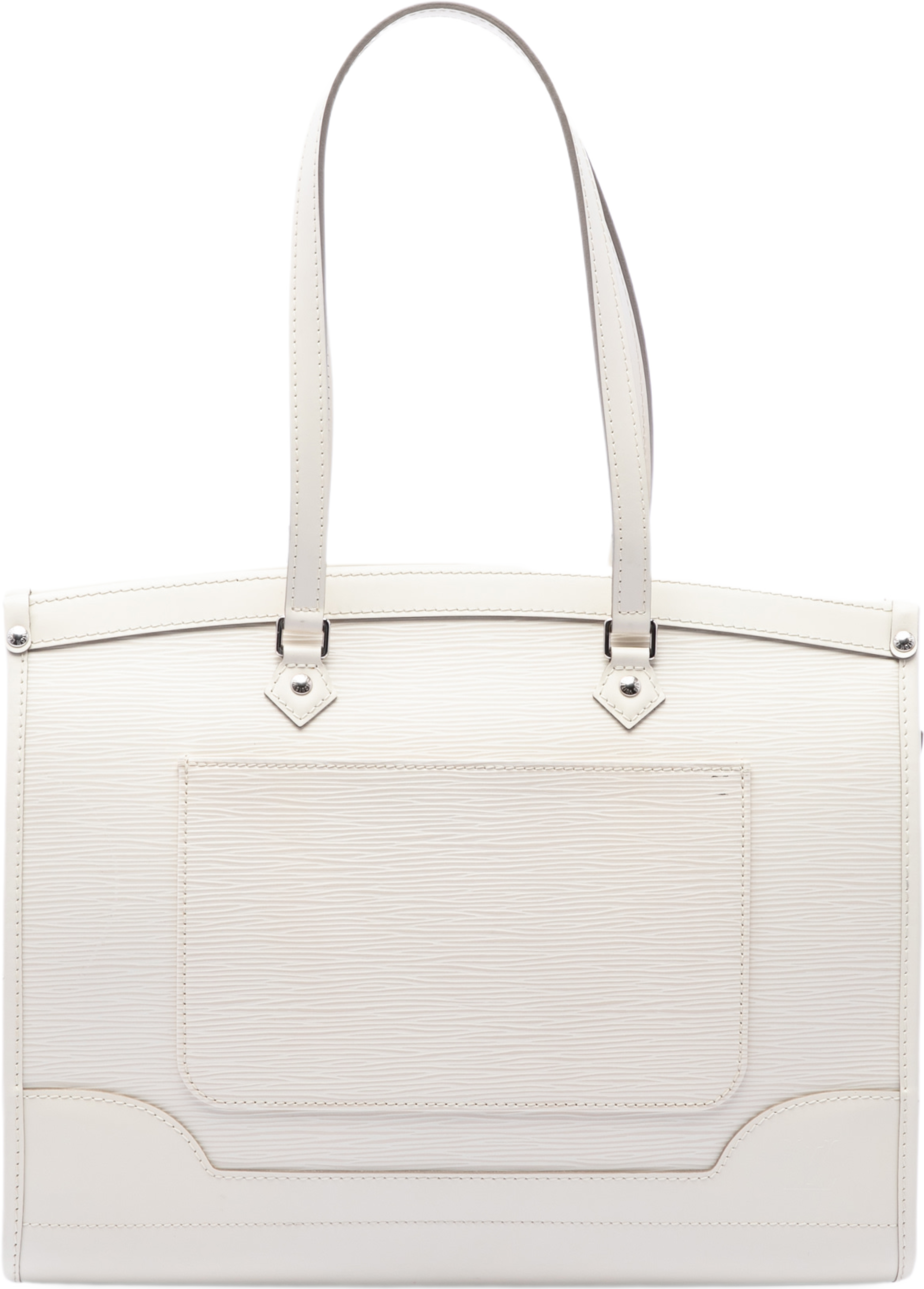 Louis Vuitton Epi Madeleine Gm, från Luxclusif, i färgen vit. Klicka för att öppna bilden i stort format