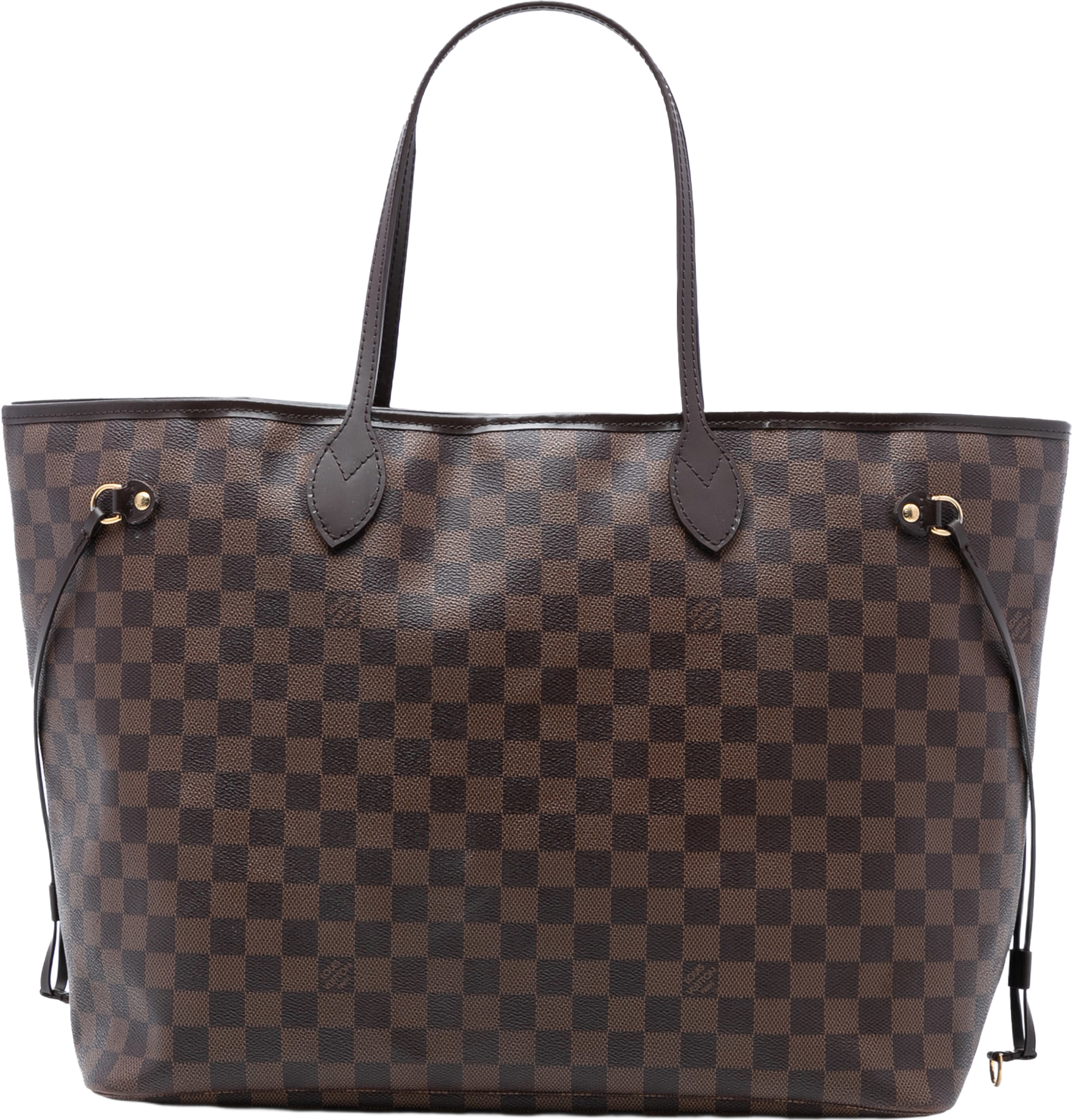 Louis Vuitton Damier Ebene Neverfull Gm, från Luxclusif, i färgen brown. Klicka för att öppna bilden i stort format