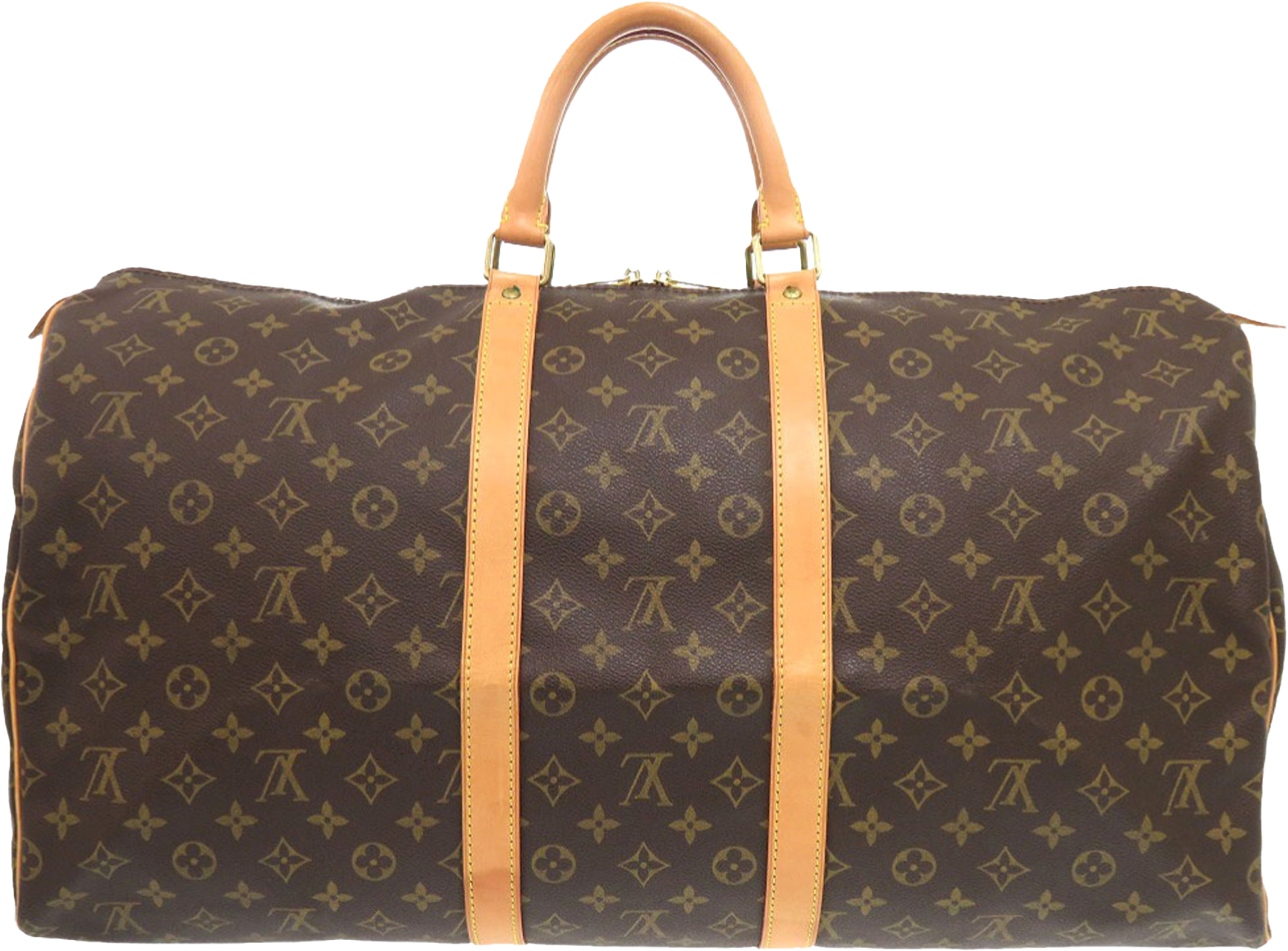 Louis Vuitton Monogram Keepall 55, från Luxclusif, i färgen brown. Klicka för att öppna bilden i stort format