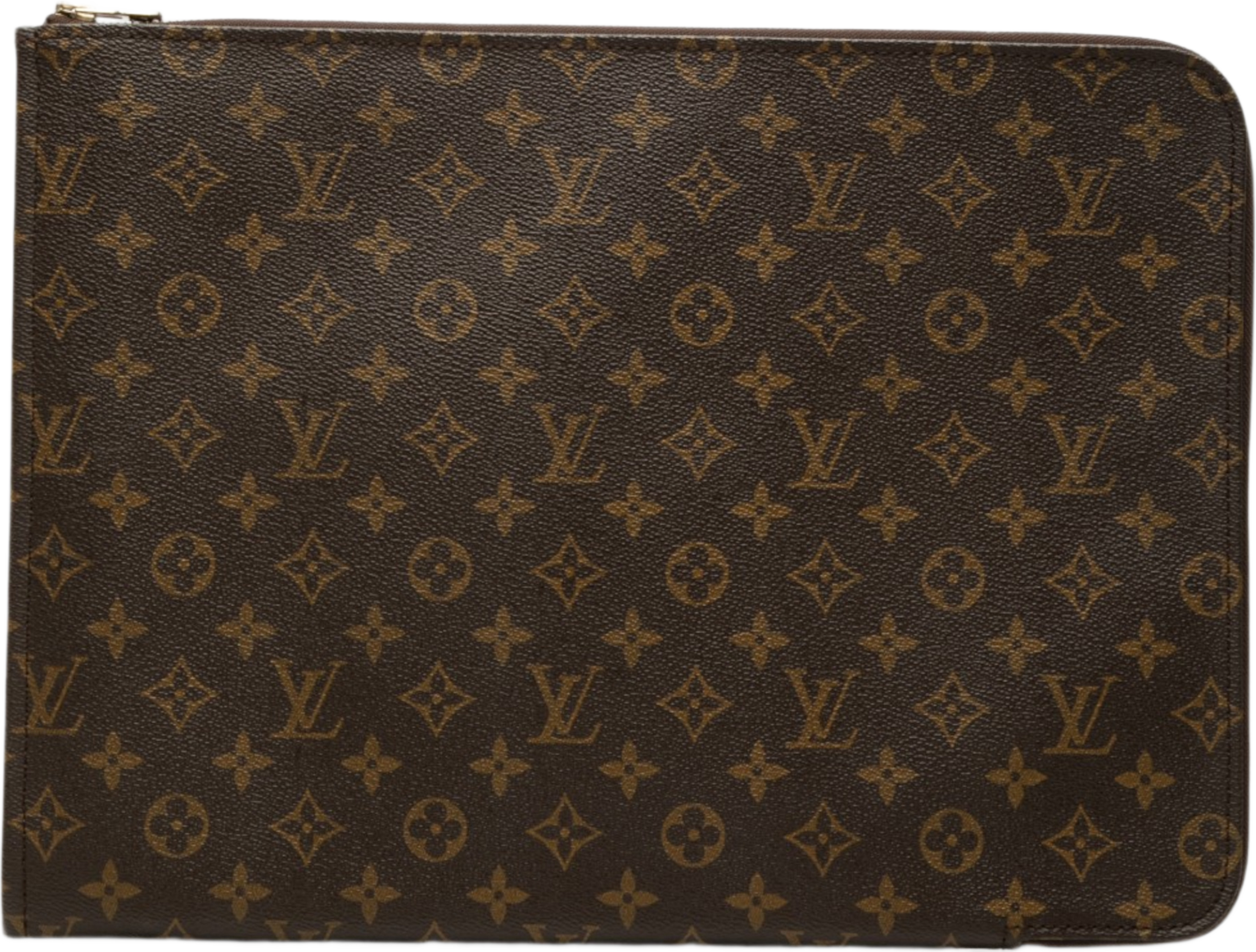 Louis Vuitton Monogram Poche Documents Portfolio, från Luxclusif, i färgen brun. Klicka för att öppna bilden i stort format