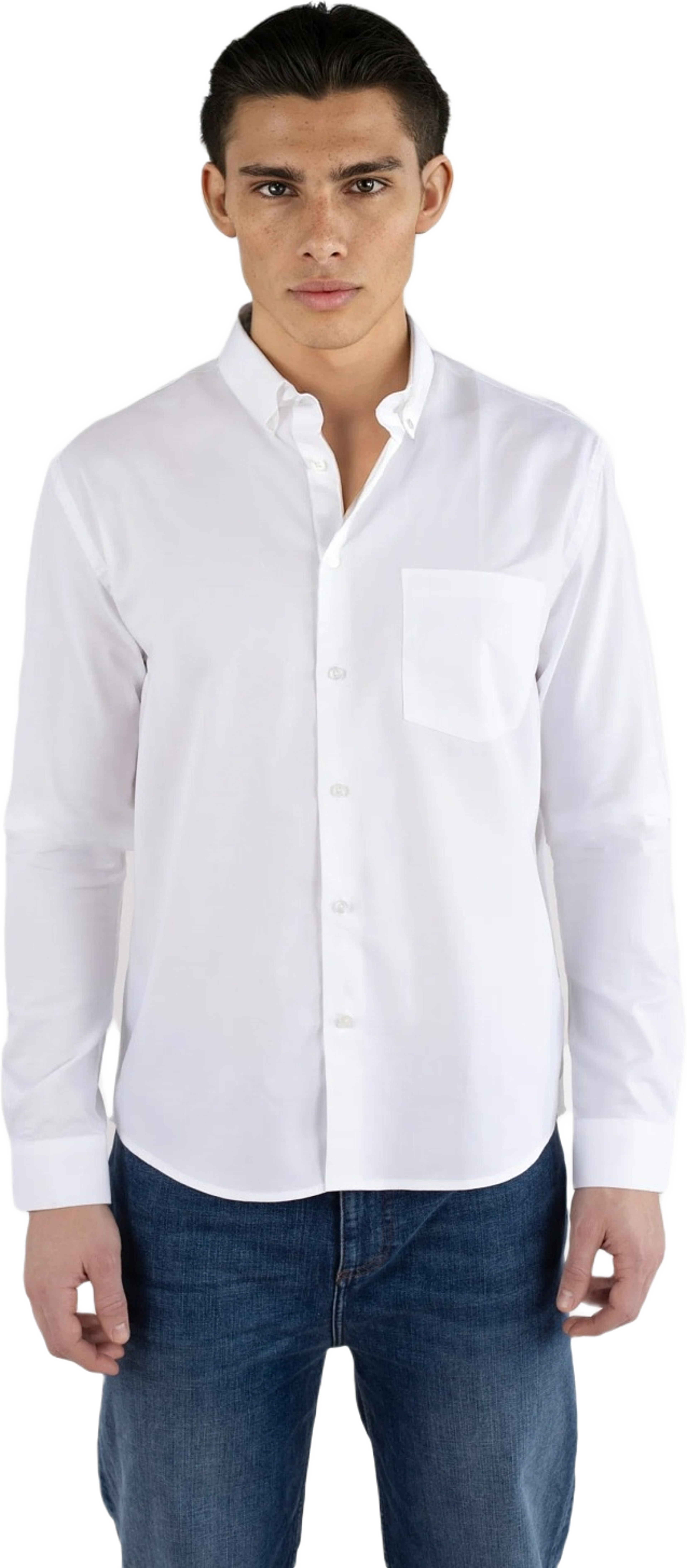 Mika Straight Shirt - White