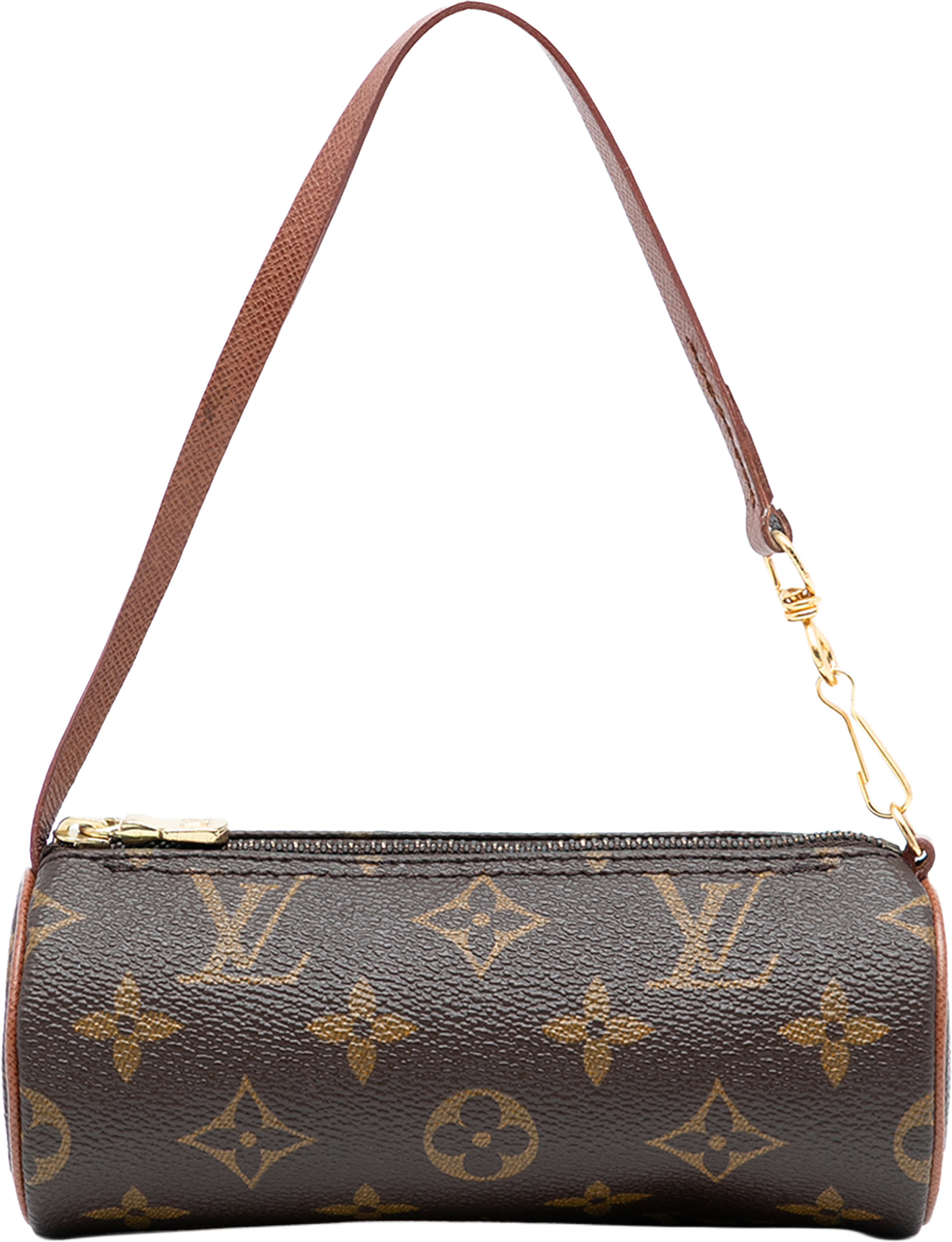 Louis Vuitton Monogram Papillon Pochette, från Luxclusif, i färgen brown. Klicka för att öppna bilden i stort format