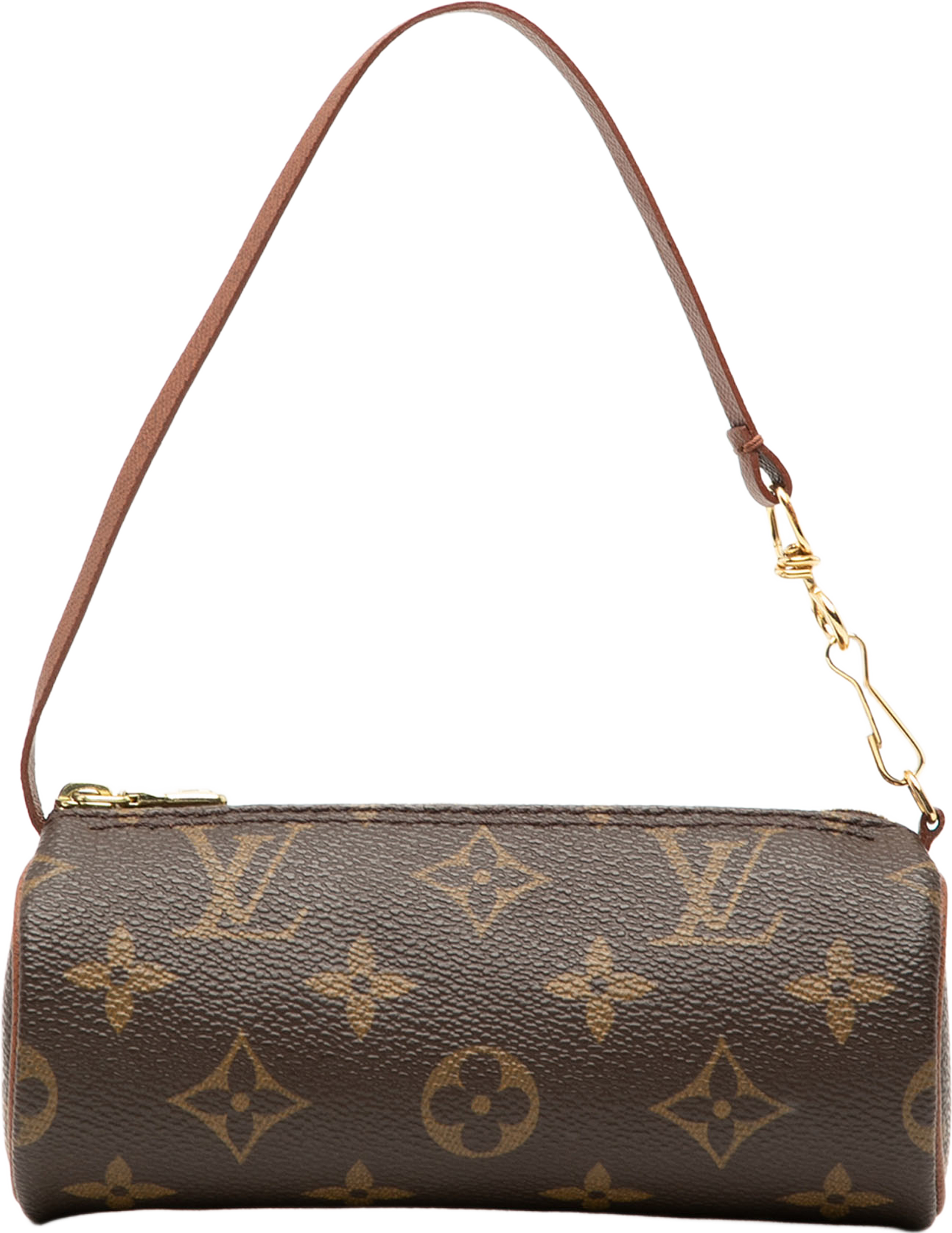 Louis Vuitton Monogram Papillon Pochette, från Luxclusif, i färgen brown. Klicka för att öppna bilden i stort format