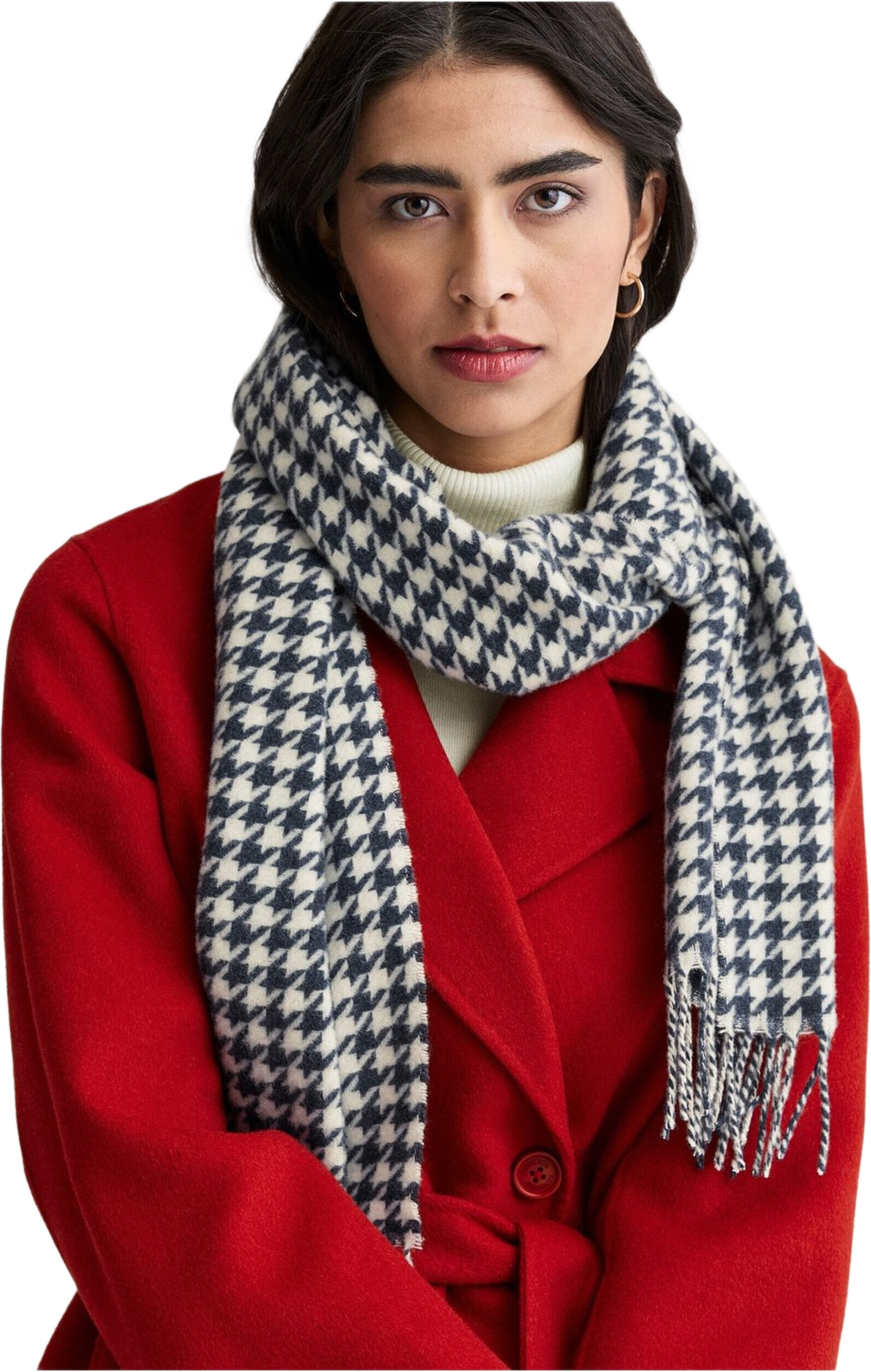 Ullhalsduk Alice, från Newhouse, i färgen mellanblå. Klicka för att öppna bilden i stort format