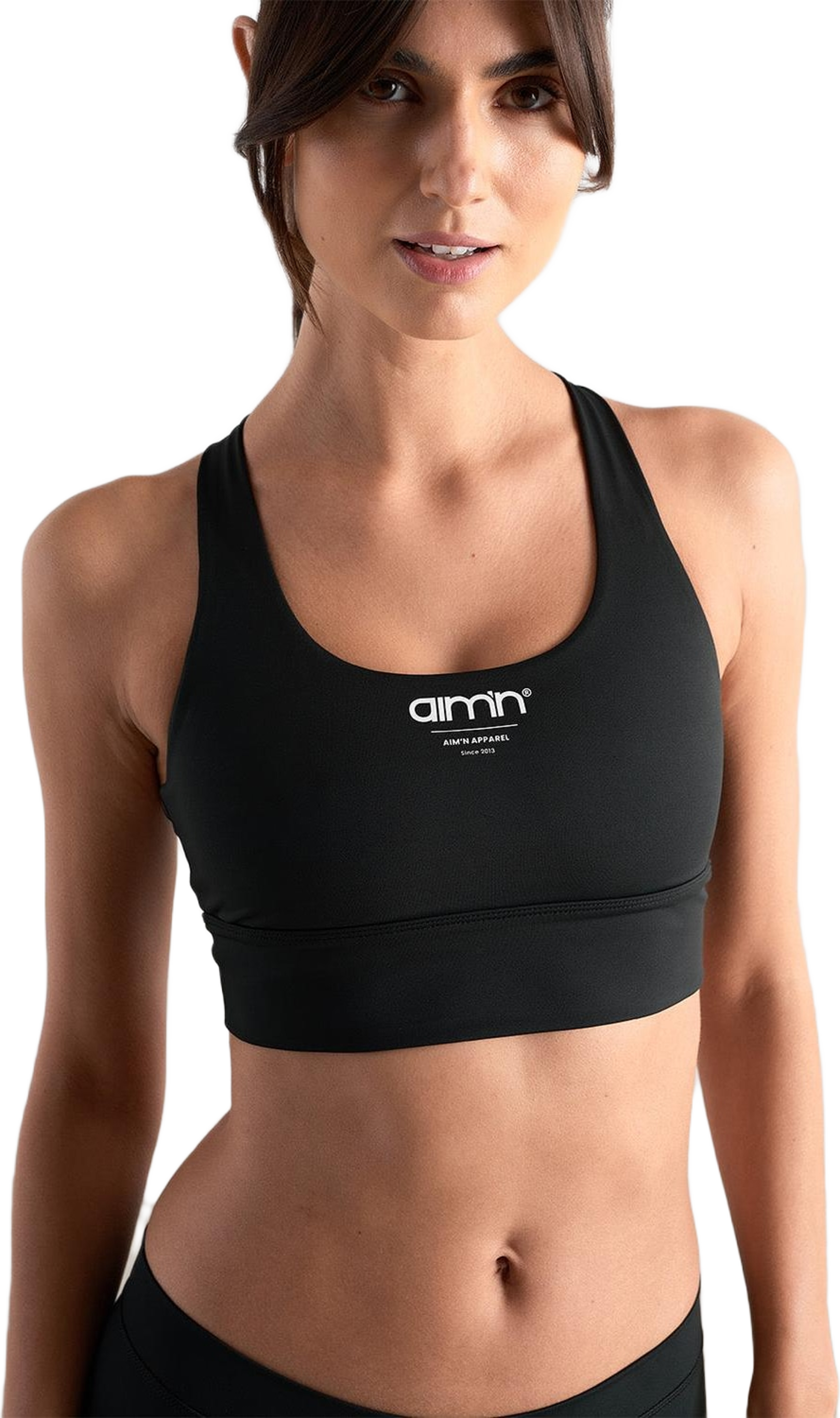 Black Edge Core Racerback Bra