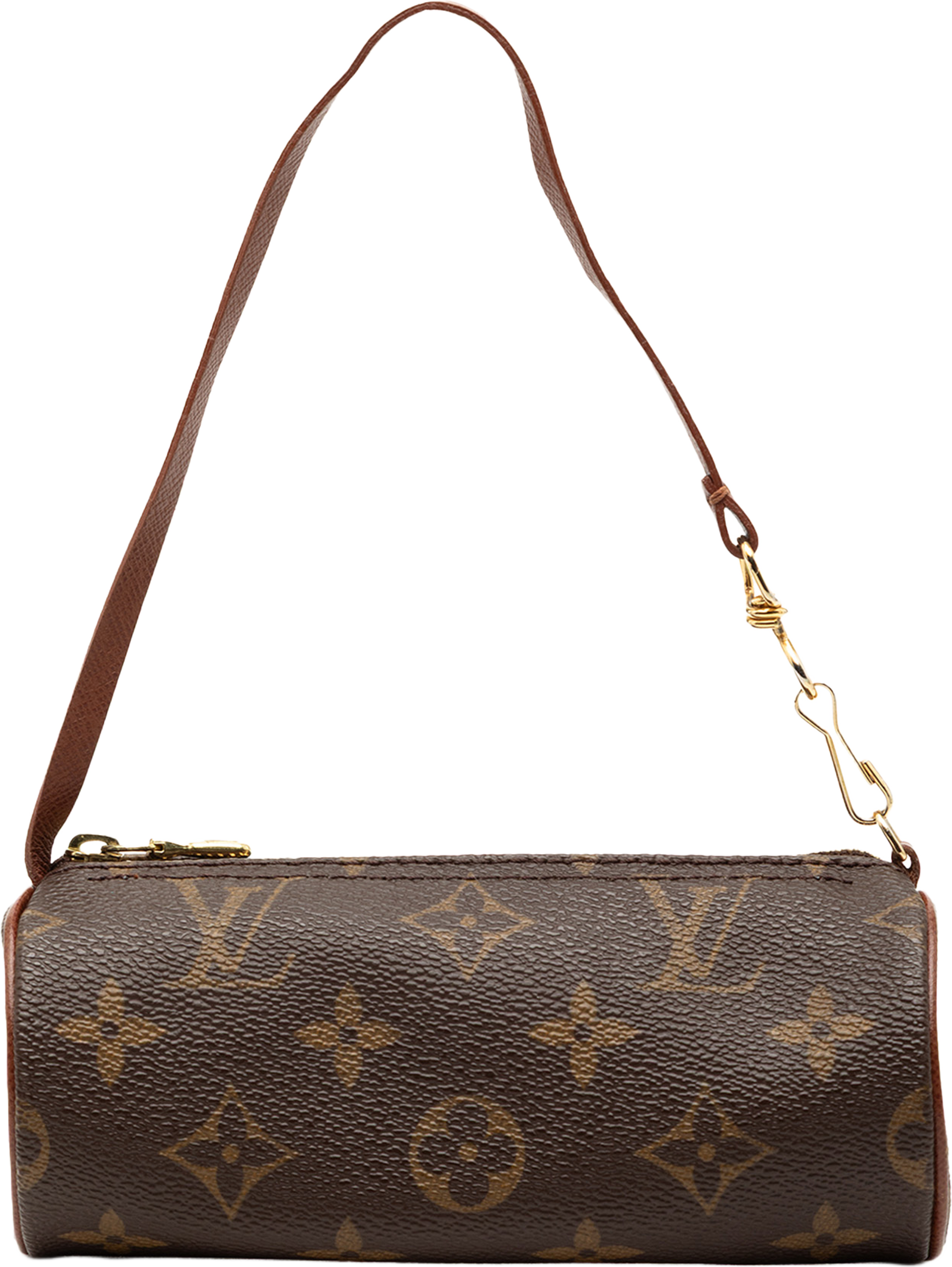 Louis Vuitton Monogram Papillon Pochette, från Luxclusif, i färgen brown. Klicka för att öppna bilden i stort format