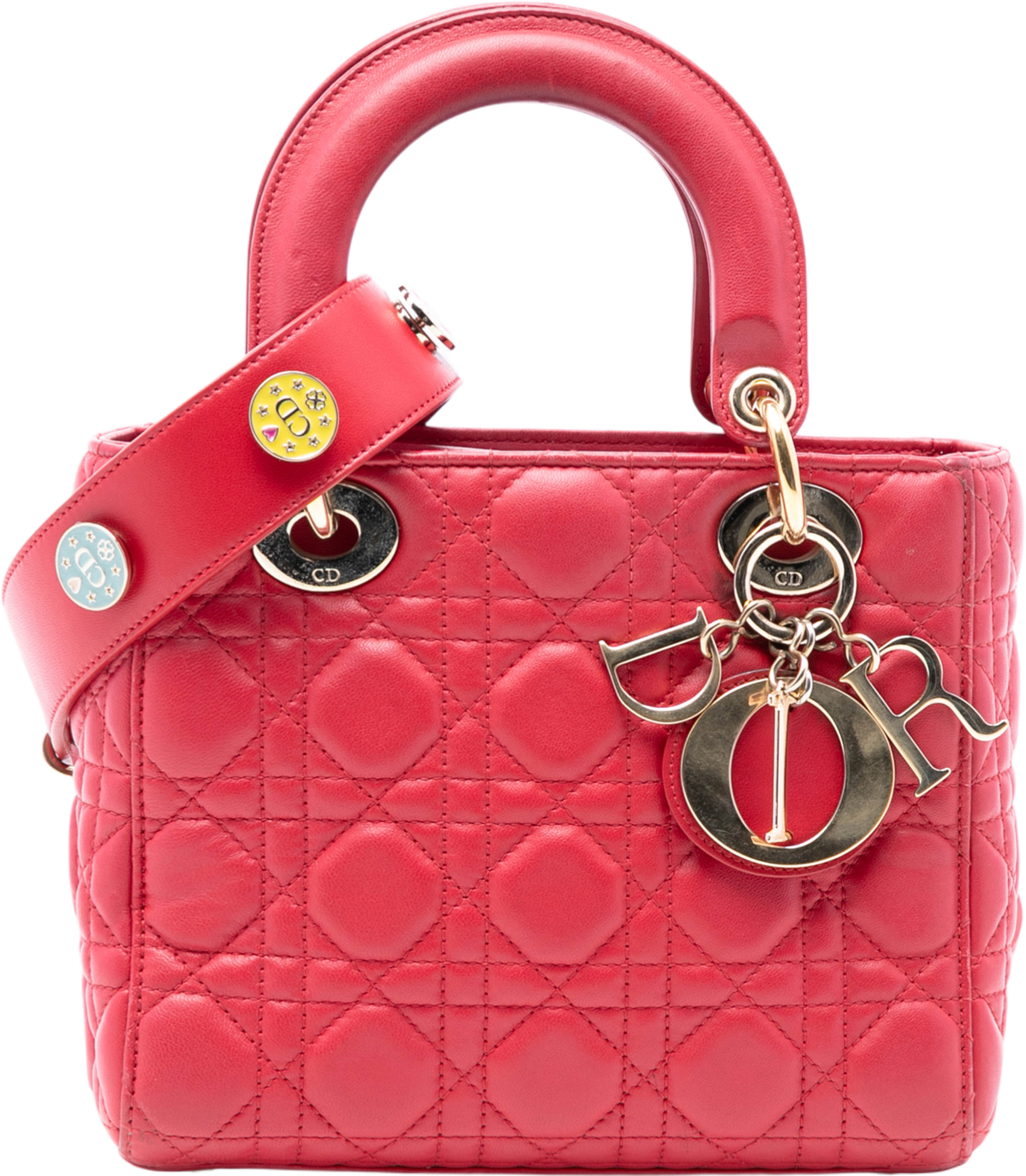 Dior Small Lambskin Cannage My Abcdior Lady Dior, från Luxclusif, i färgen blush. Klicka för att öppna bilden i stort format