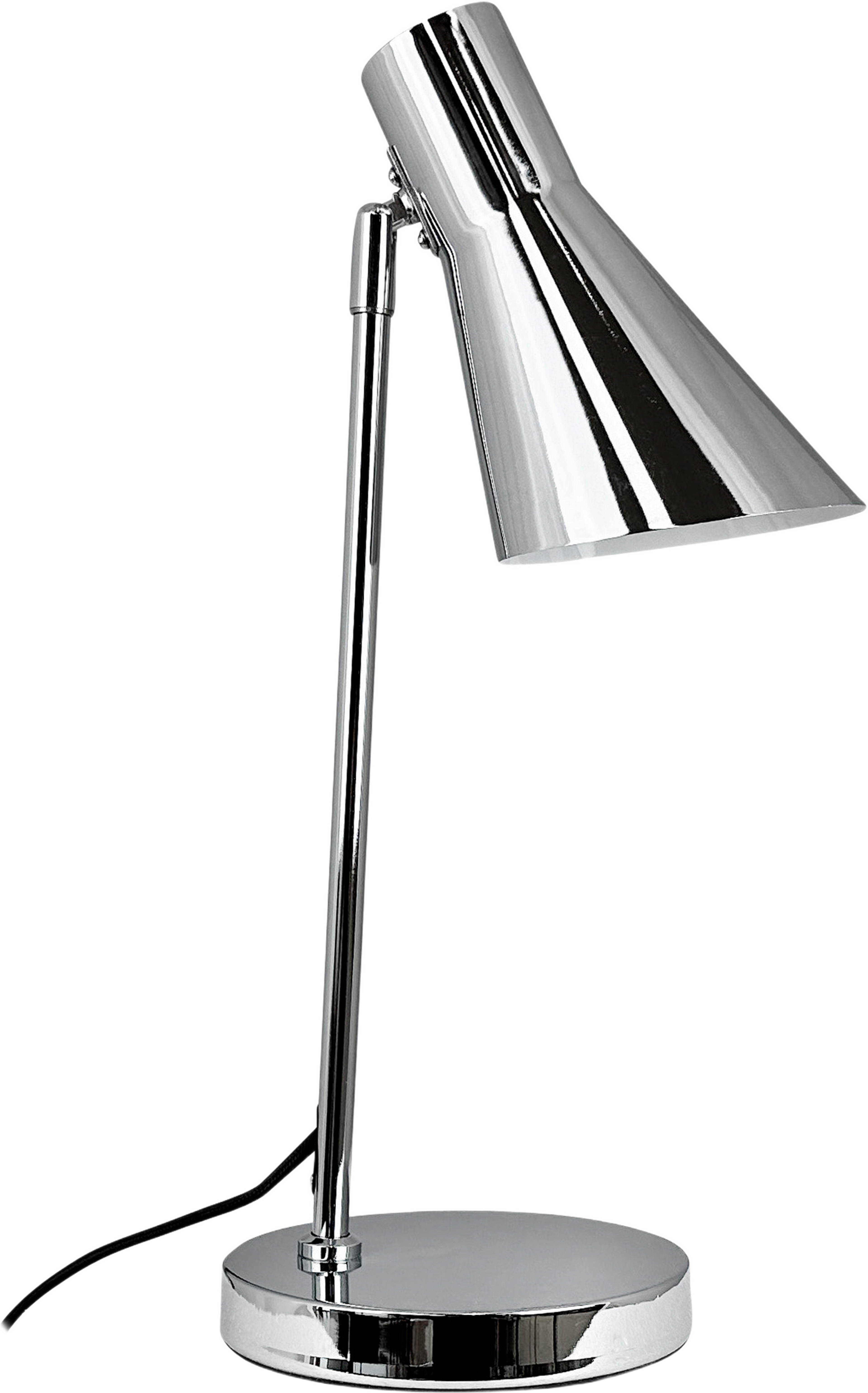 Dl12 Table Lamp, från Dyberg Larsen, i färgen chrome. Klicka för att öppna bilden i stort format