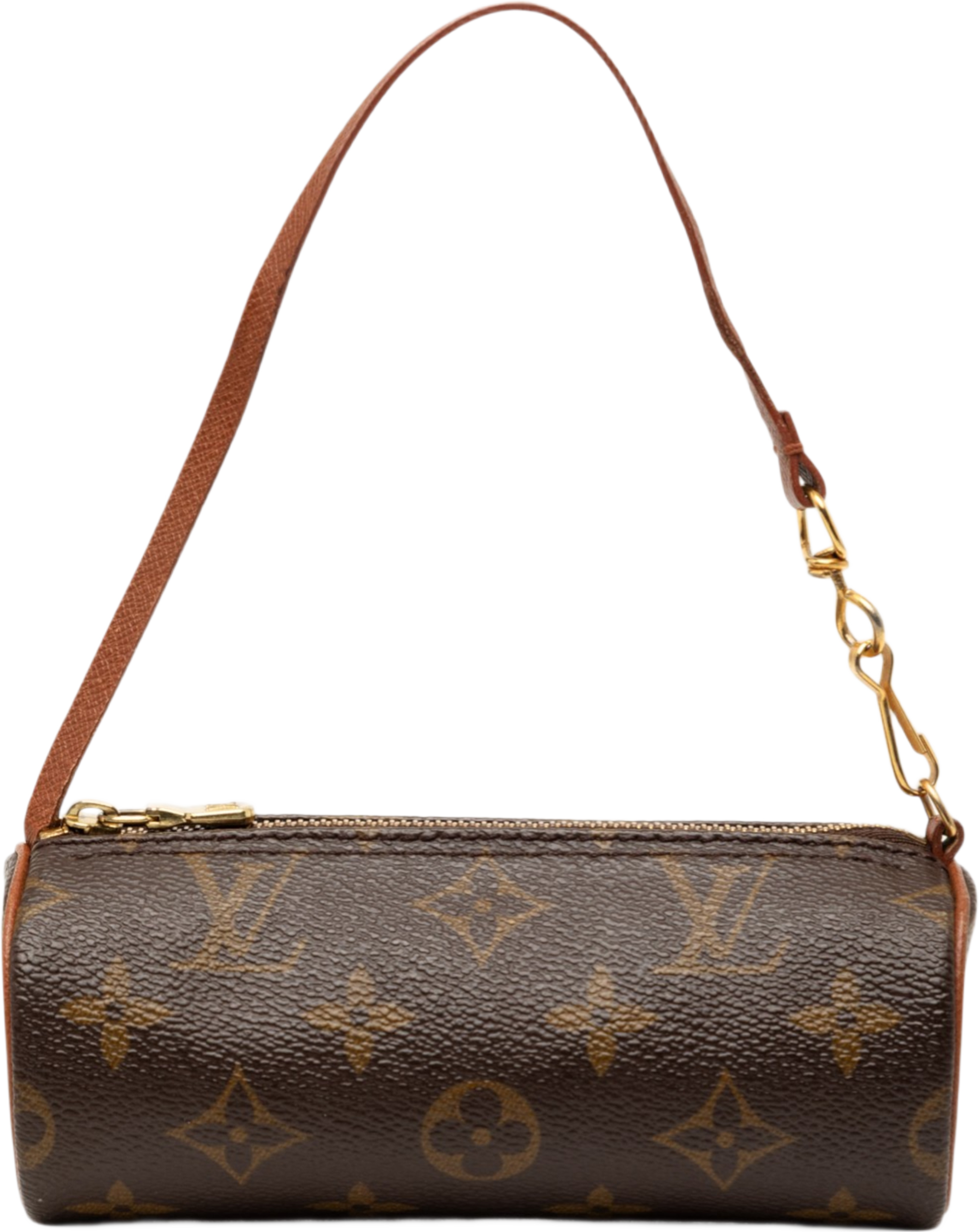 Louis Vuitton Monogram Papillon Pochette, från Luxclusif, i färgen brown. Klicka för att öppna bilden i stort format