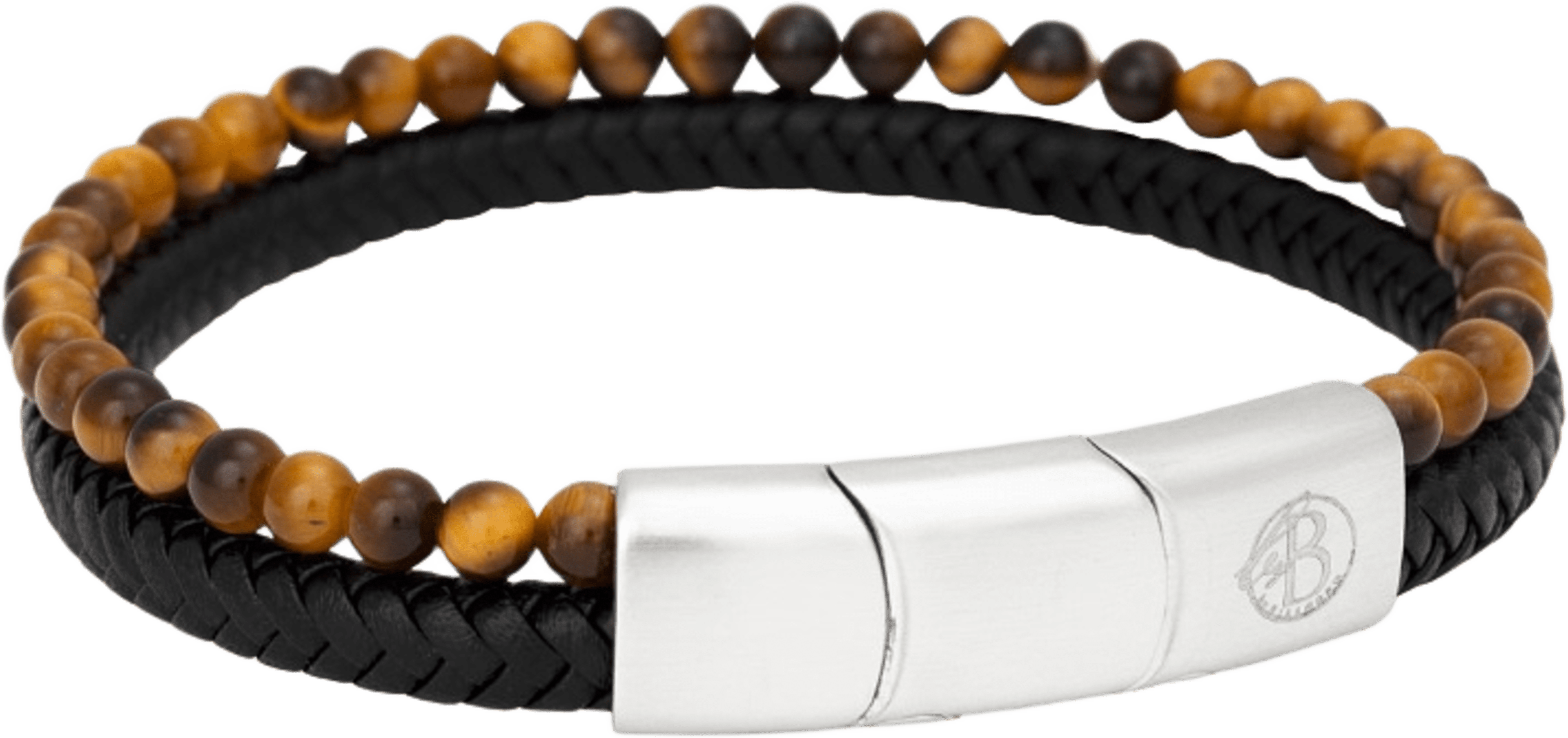 Linton Läderarmband, från by BILLGREN, i färgen black/brown. Klicka för att öppna bilden i stort format