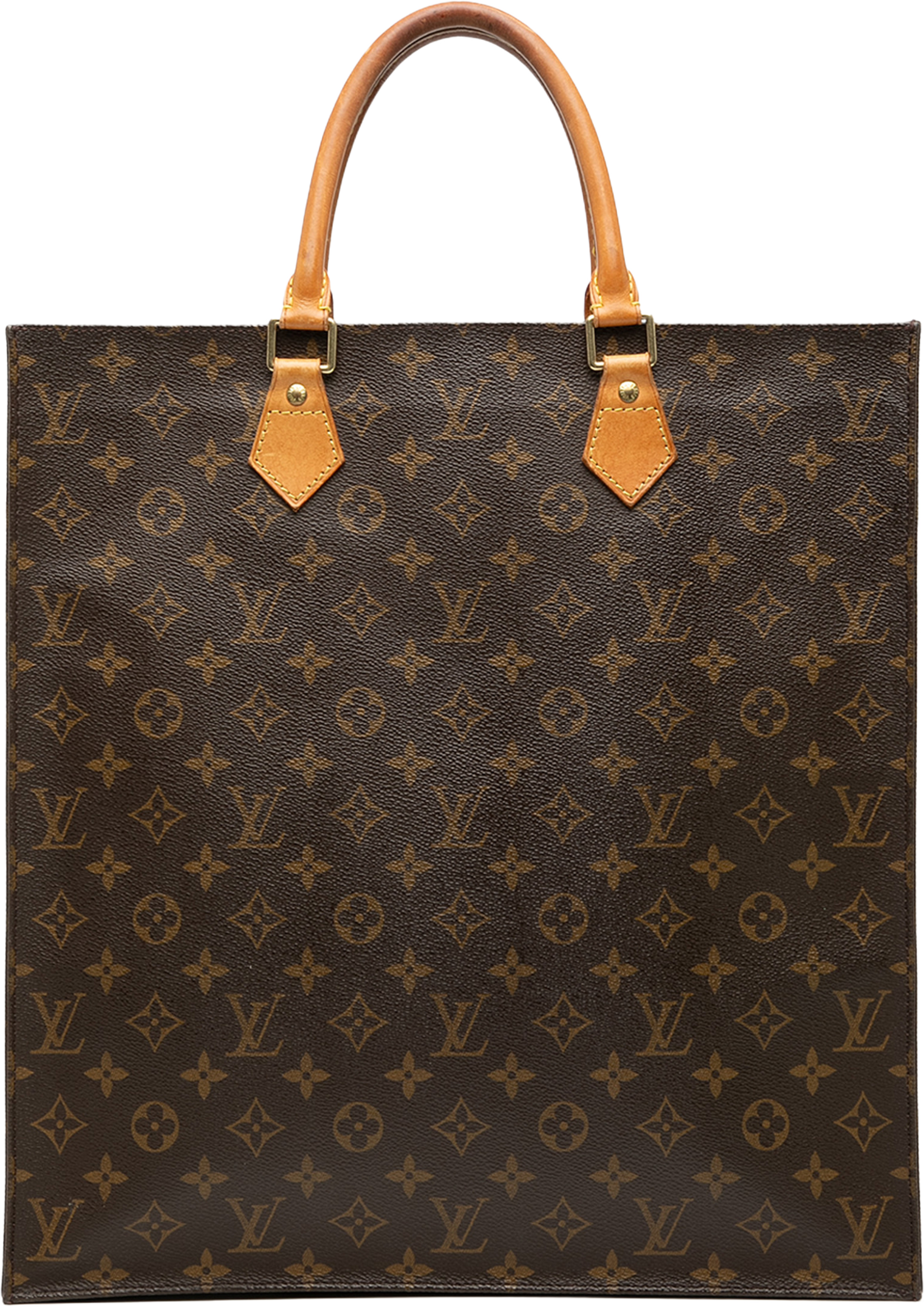 Louis Vuitton Monogram Sac Plat, från Luxclusif, i färgen brown. Klicka för att öppna bilden i stort format