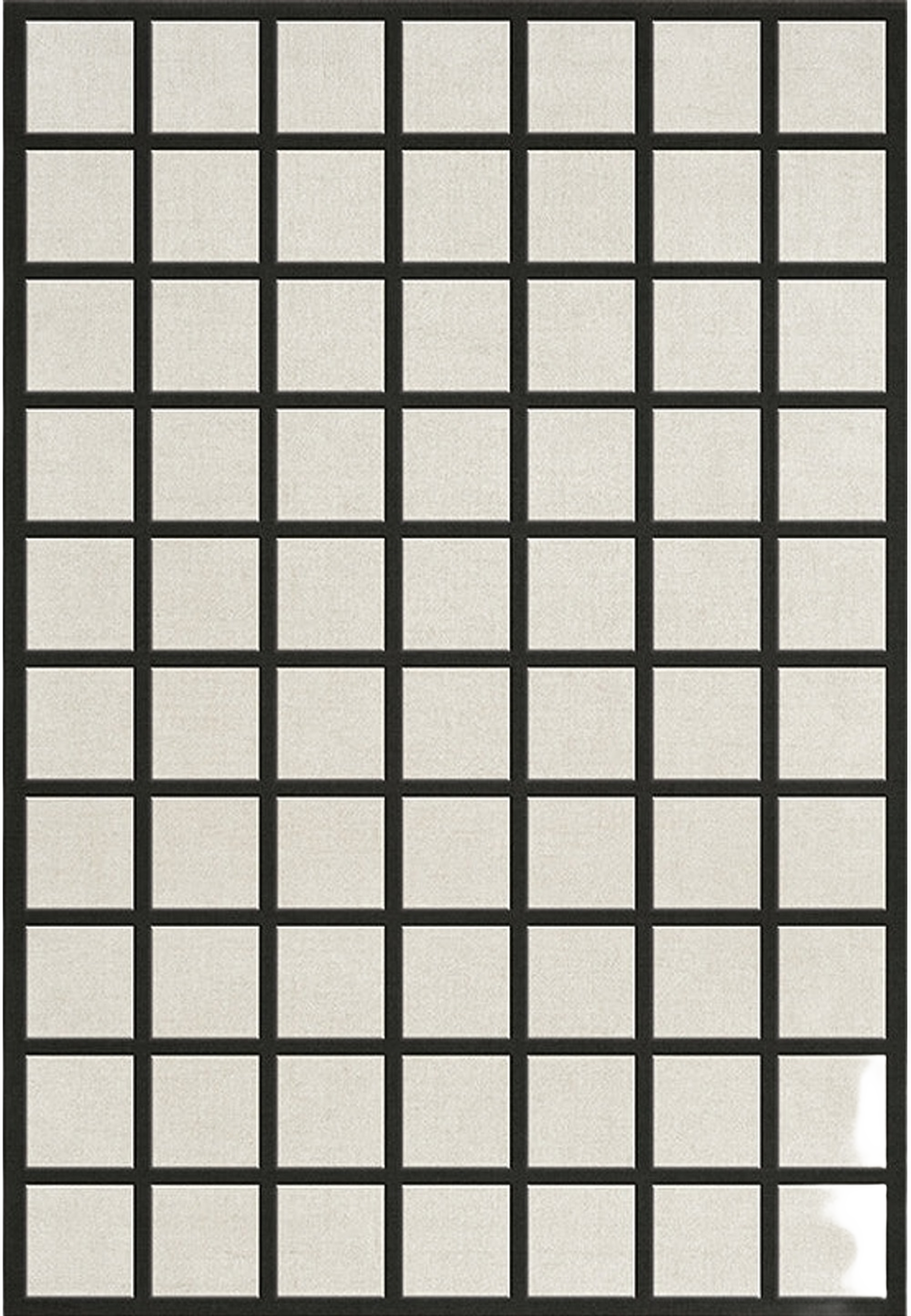 Avenue Checked Ullmatta Bone White, från Layered, i färgen bone white. Klicka för att öppna bilden i stort format