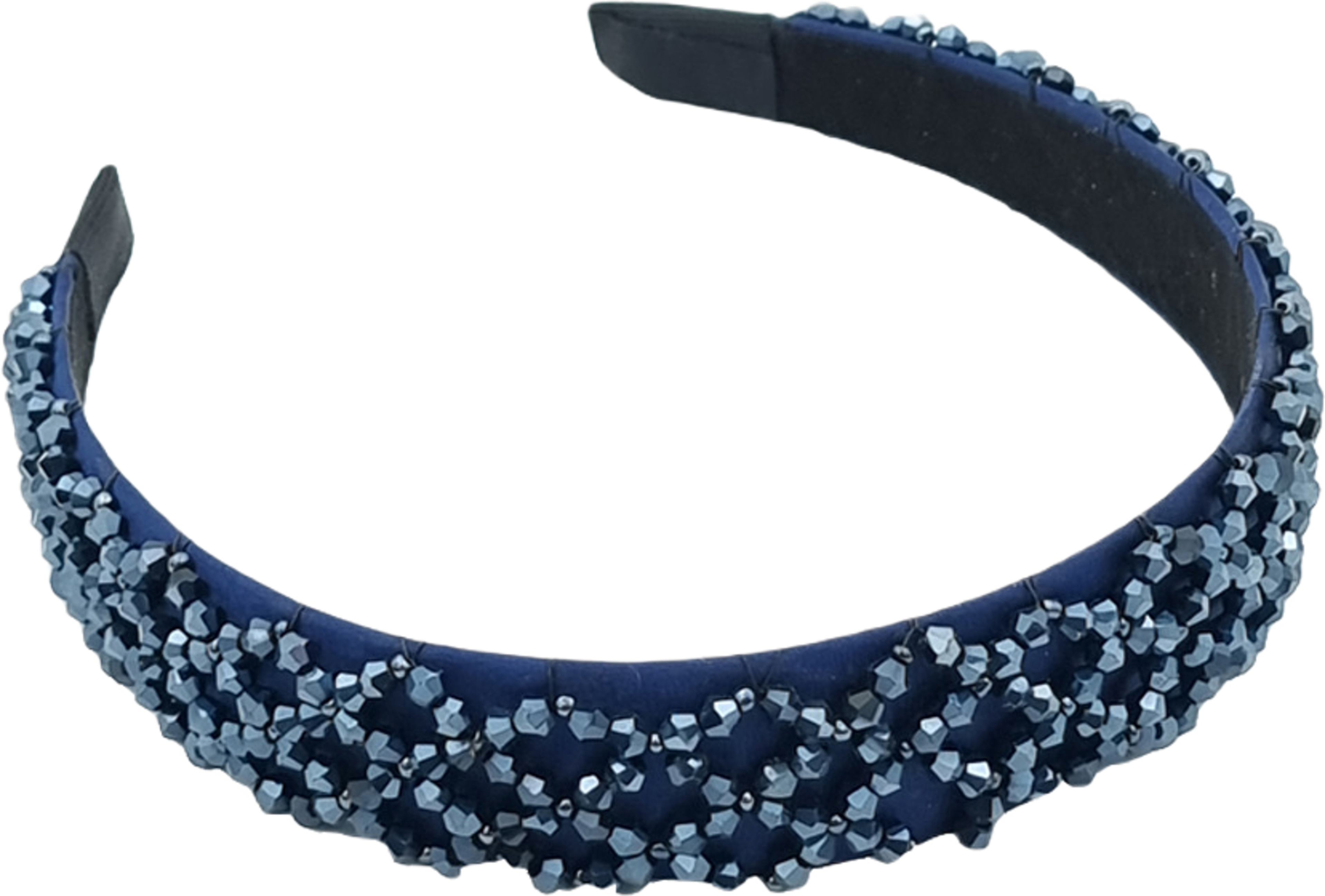 Diadem Med Fasetterade Stenar 2,8 Cm