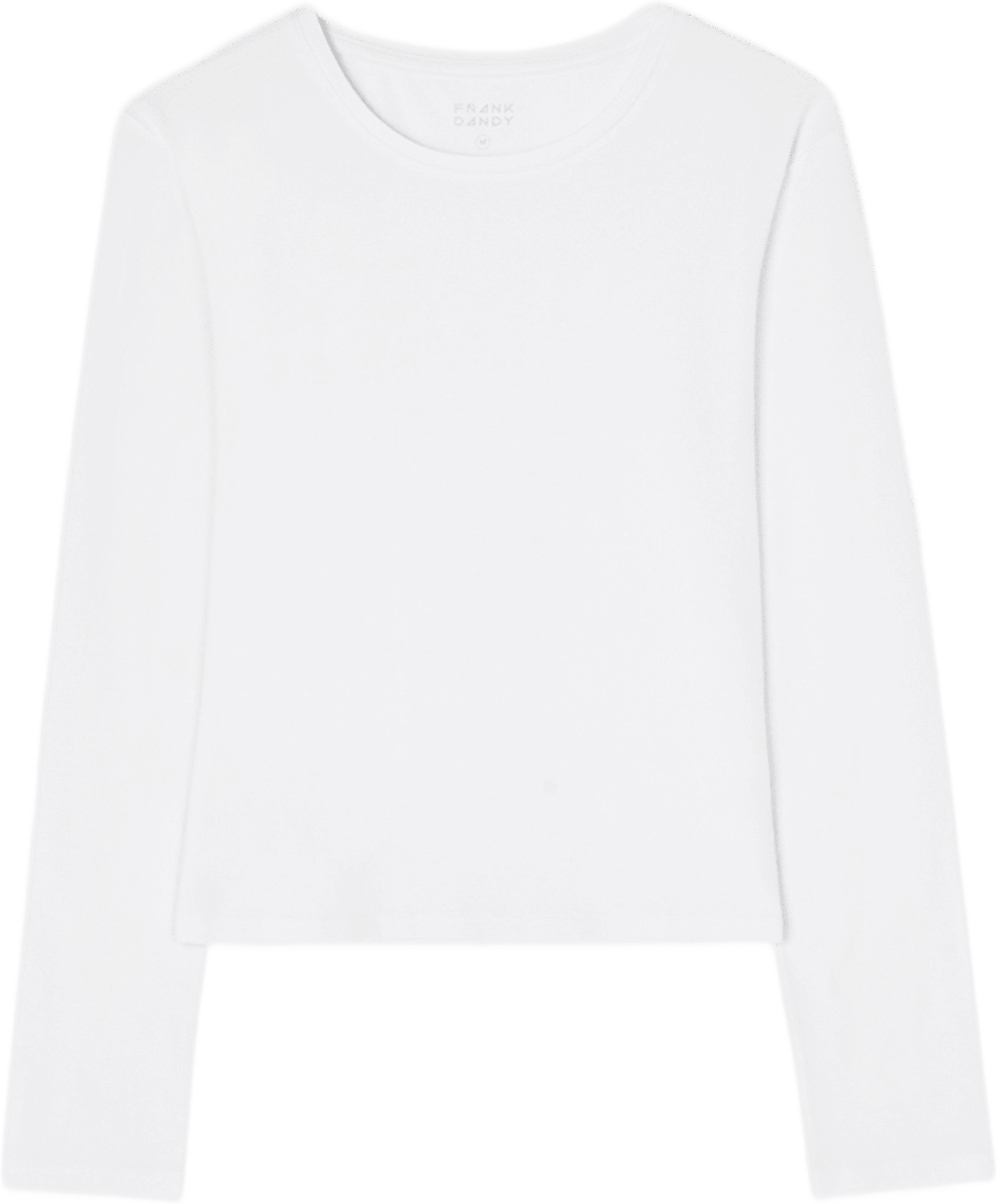Long Sleeve Bamboo Tee, från Frank Dandy, i färgen white. Klicka för att öppna bilden i stort format